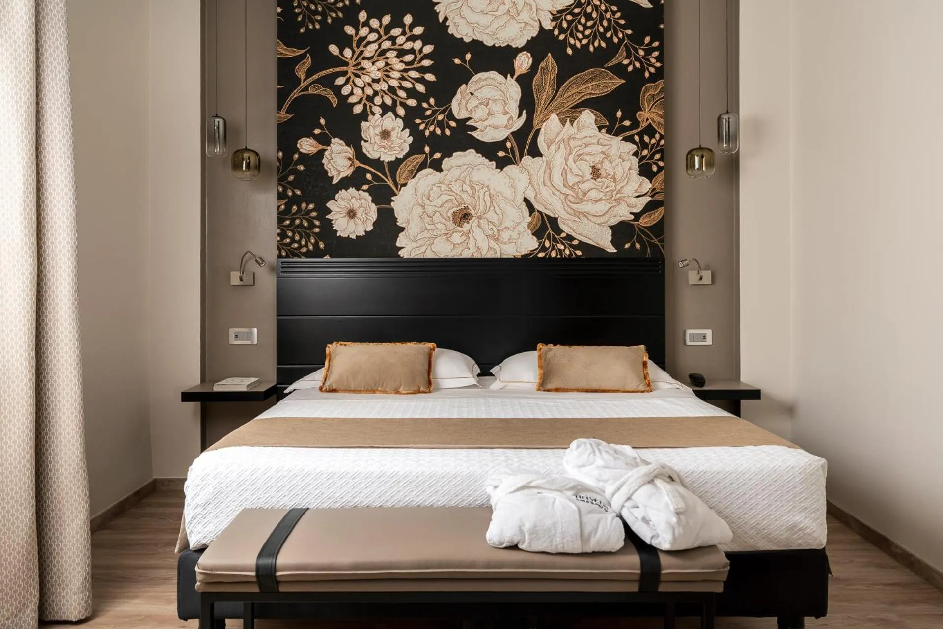 Bed in Hotel Helvetia Thermal SPA 4s