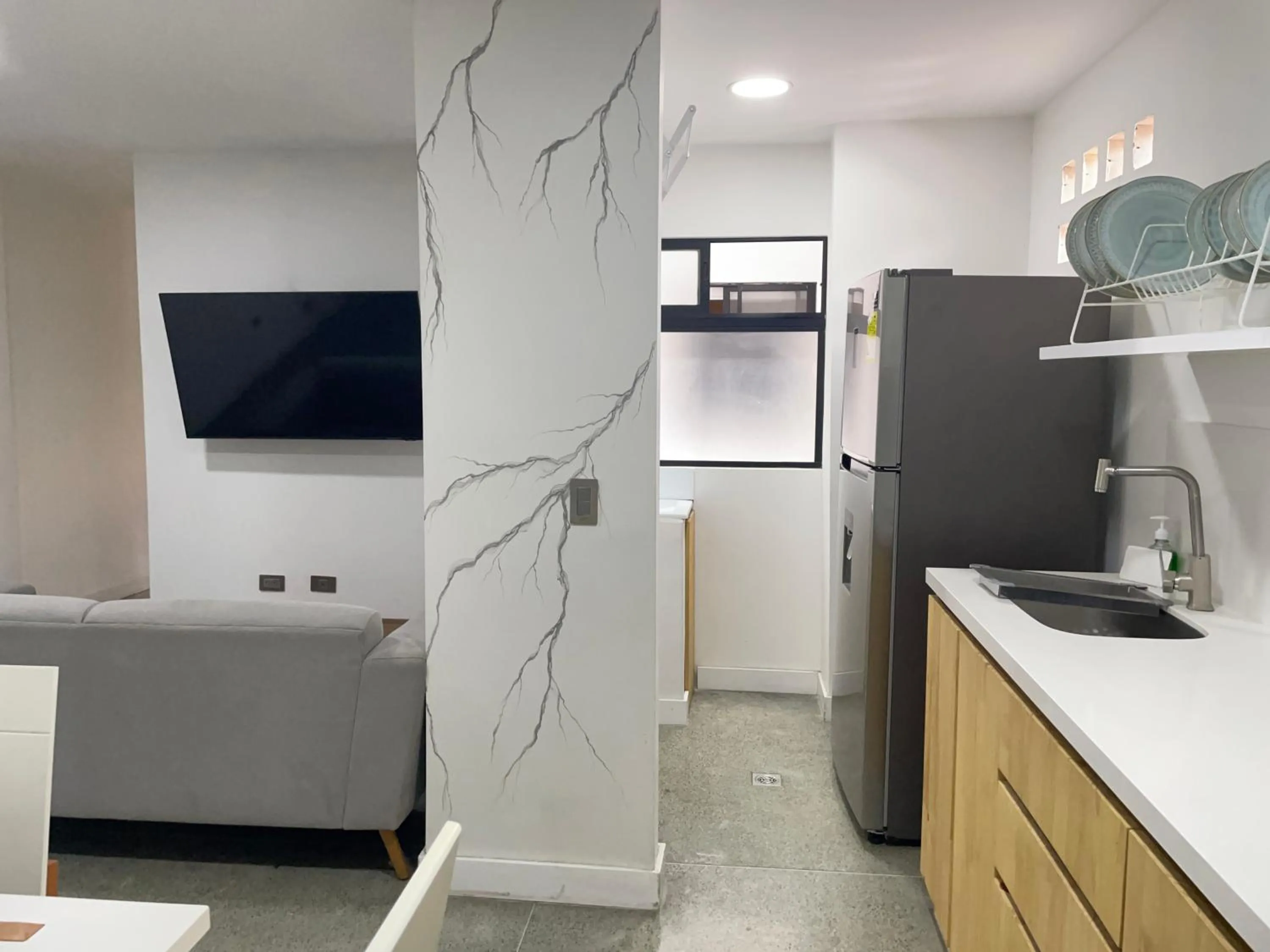 Kitchen or kitchenette in Edificio Helena