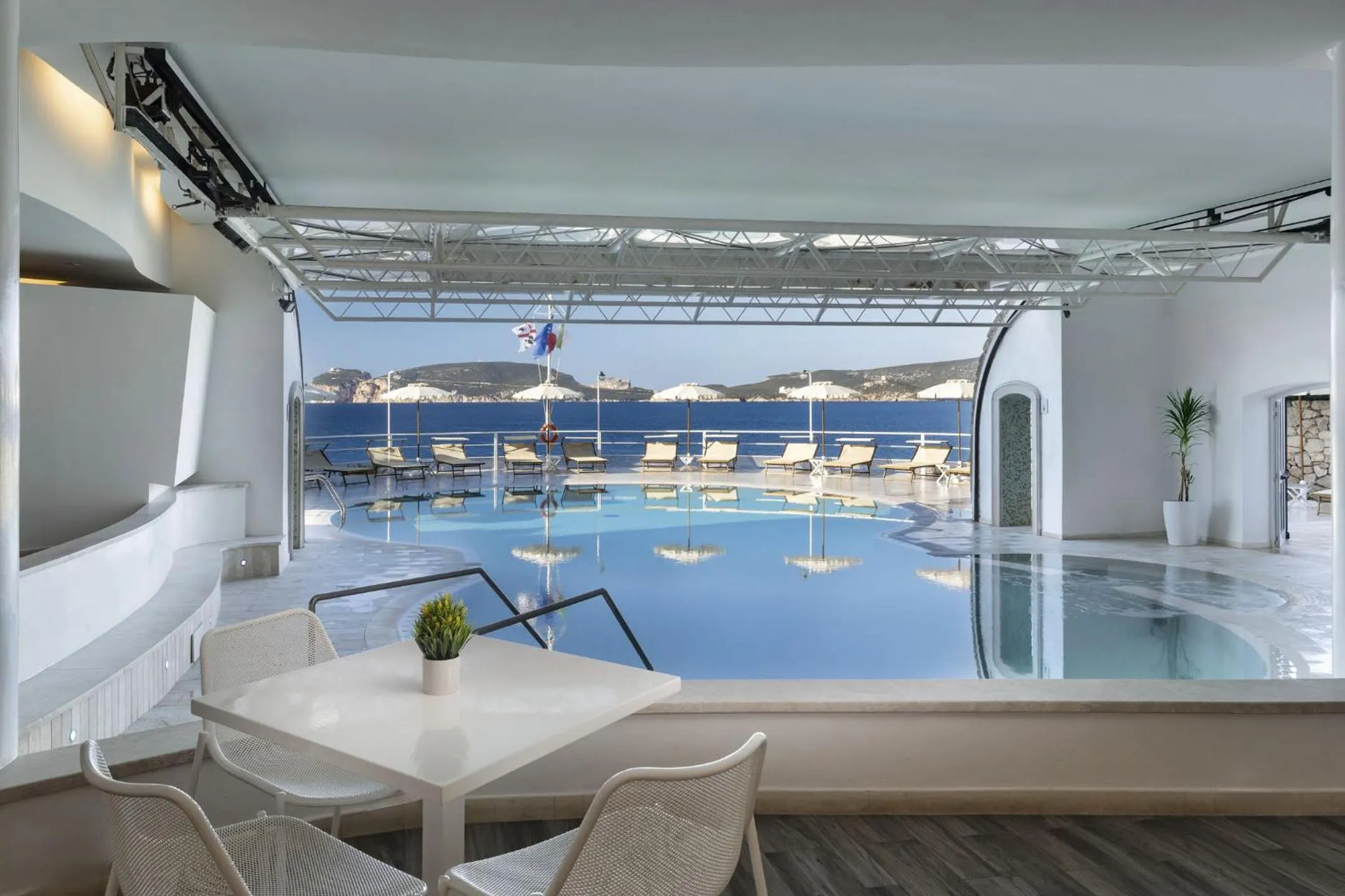 Pool view in El Faro Hotel & Spa