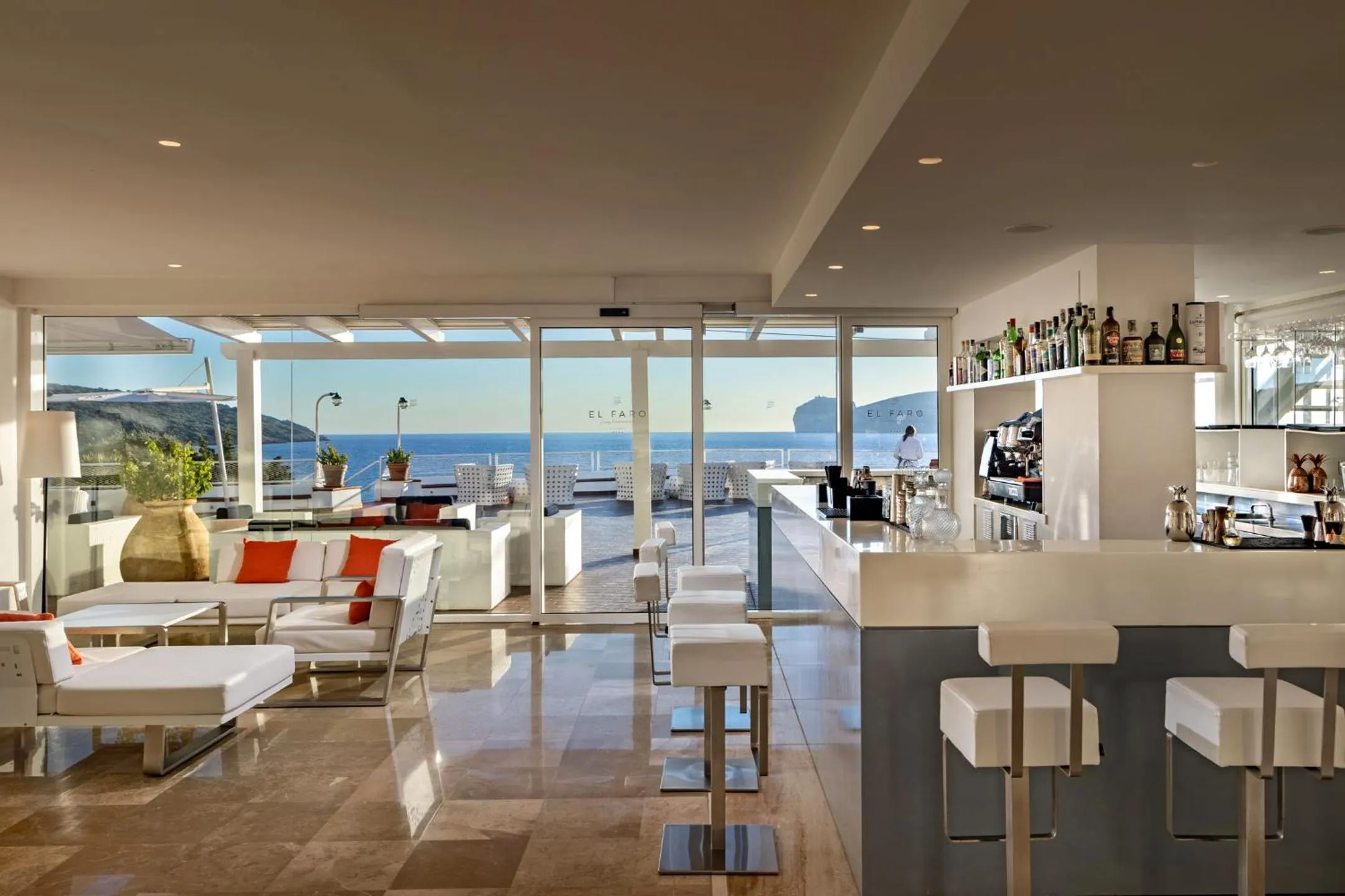 Seating area in El Faro Hotel & Spa