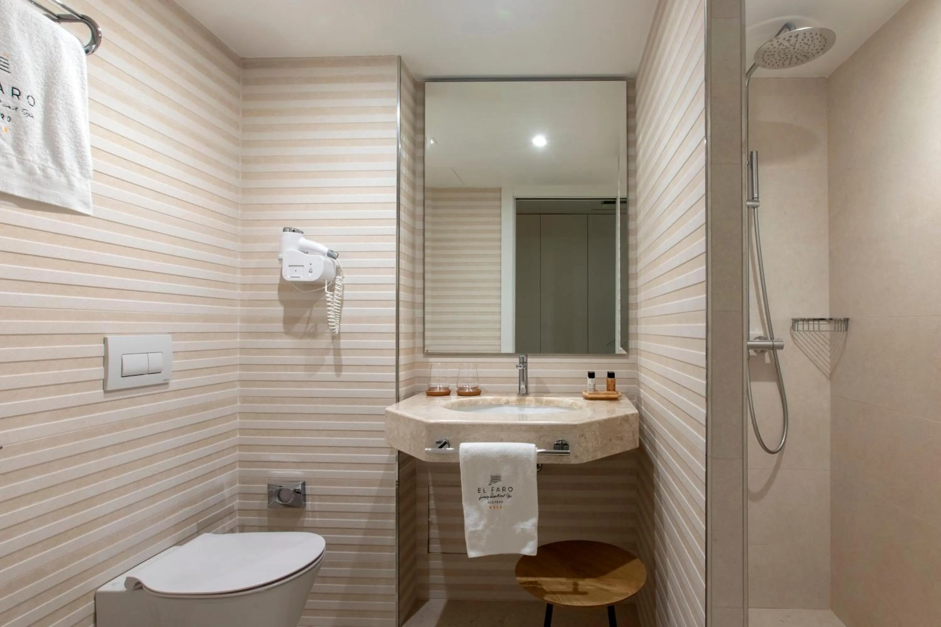 Bathroom in El Faro Hotel & Spa