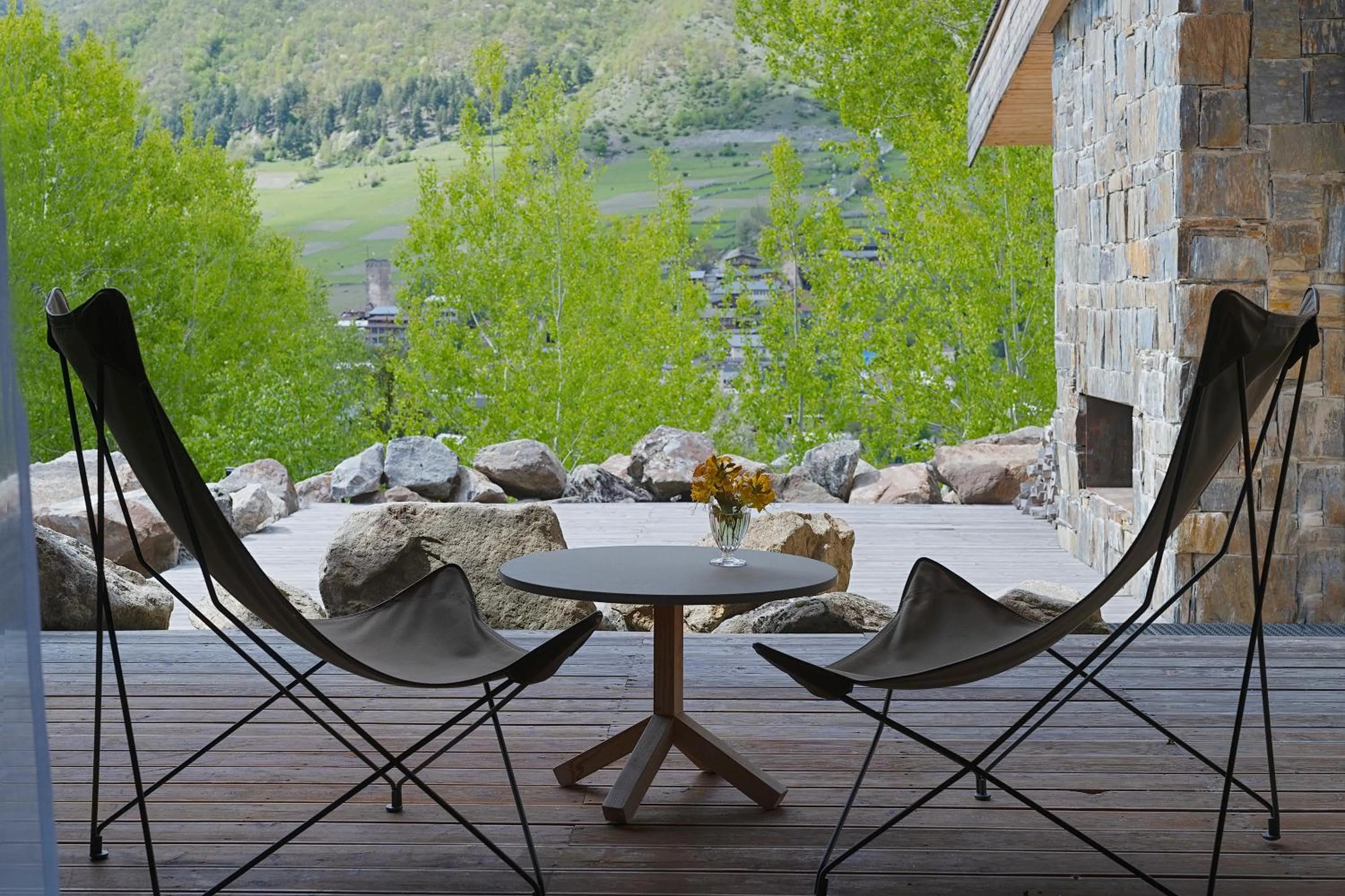 Patio in Sami Mta Chalet