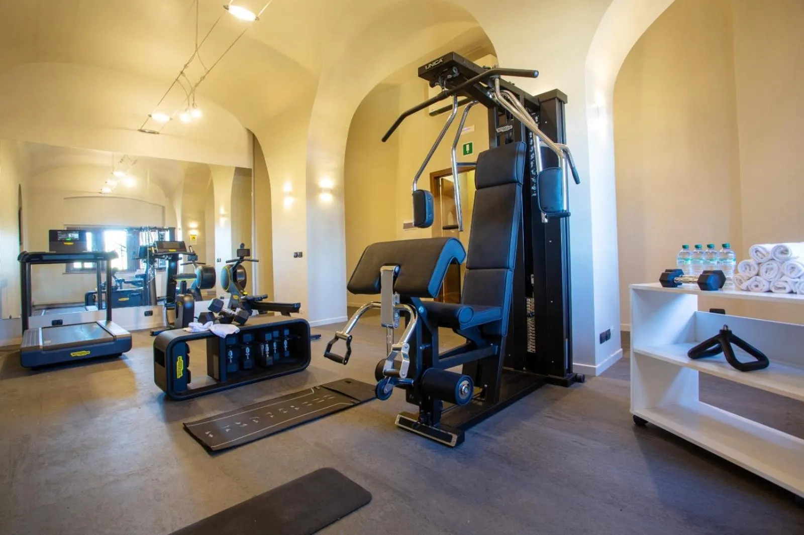 Fitness centre/facilities in Airone Wellness Hotel