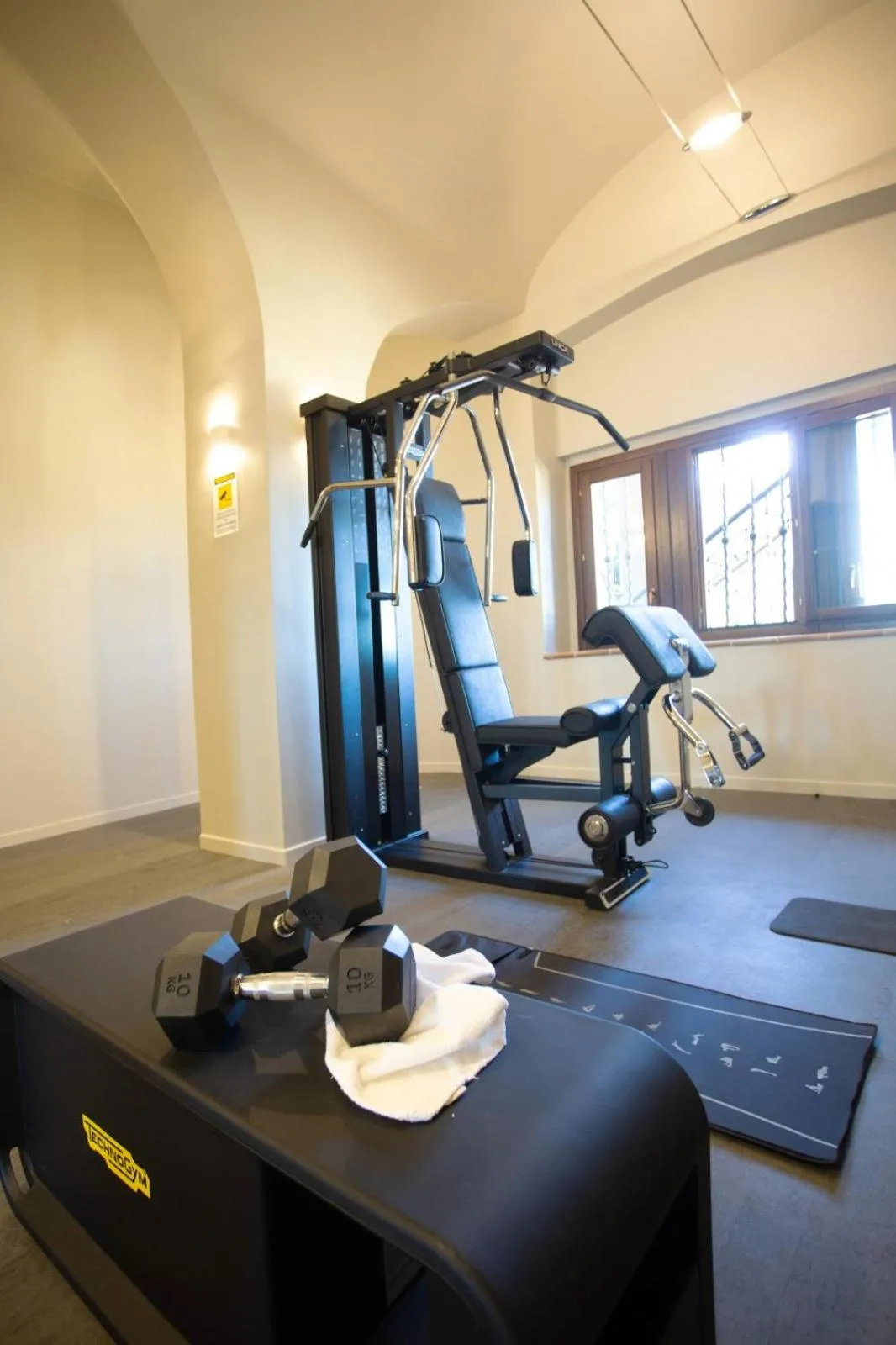 Fitness centre/facilities in Airone Wellness Hotel