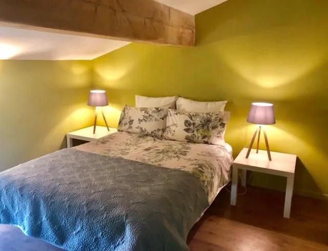 Bedroom, Bed in La Souqueto