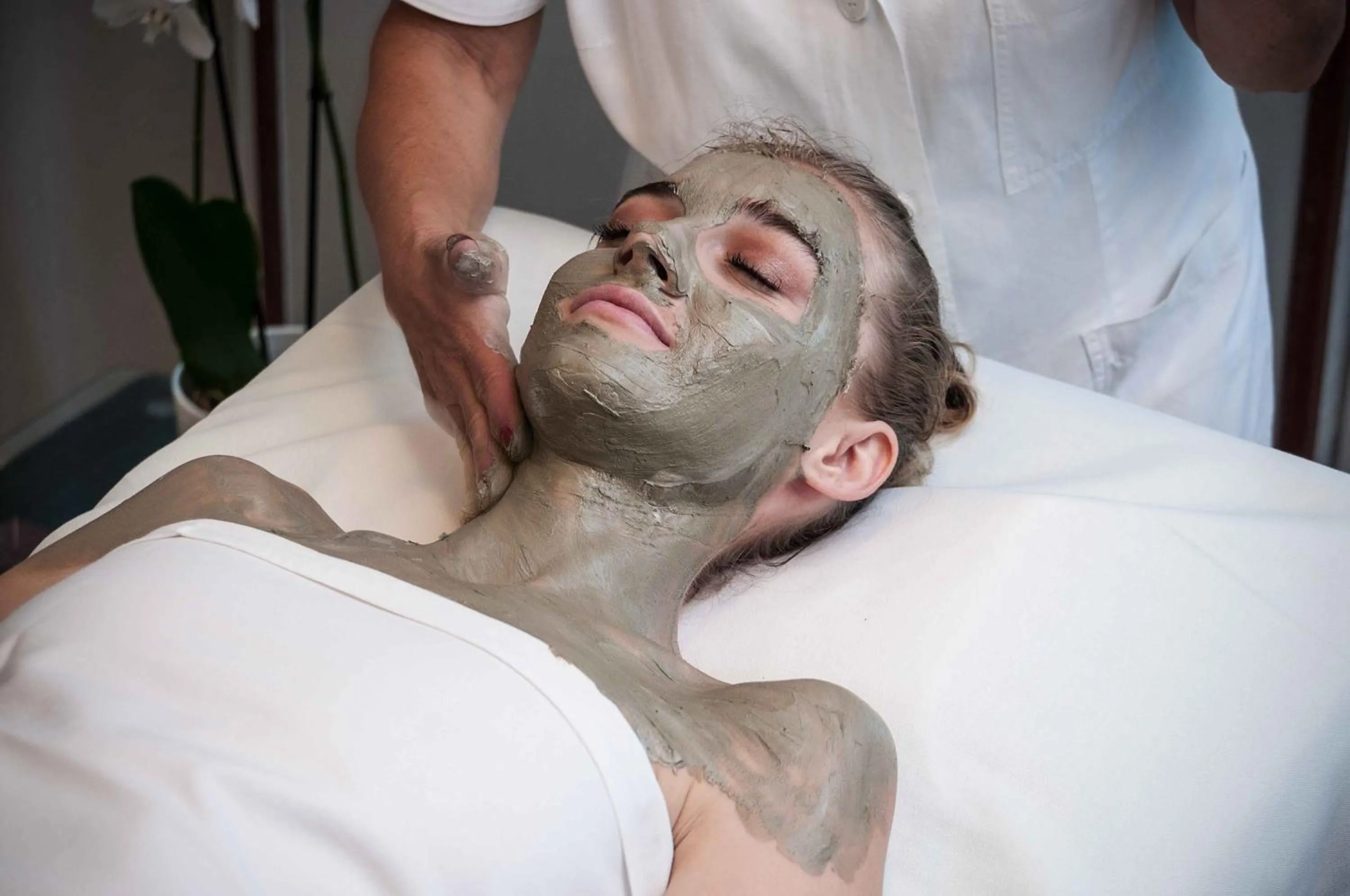 Hot Spring Bath in Punta Molino Beach Resort & Thermal Spa