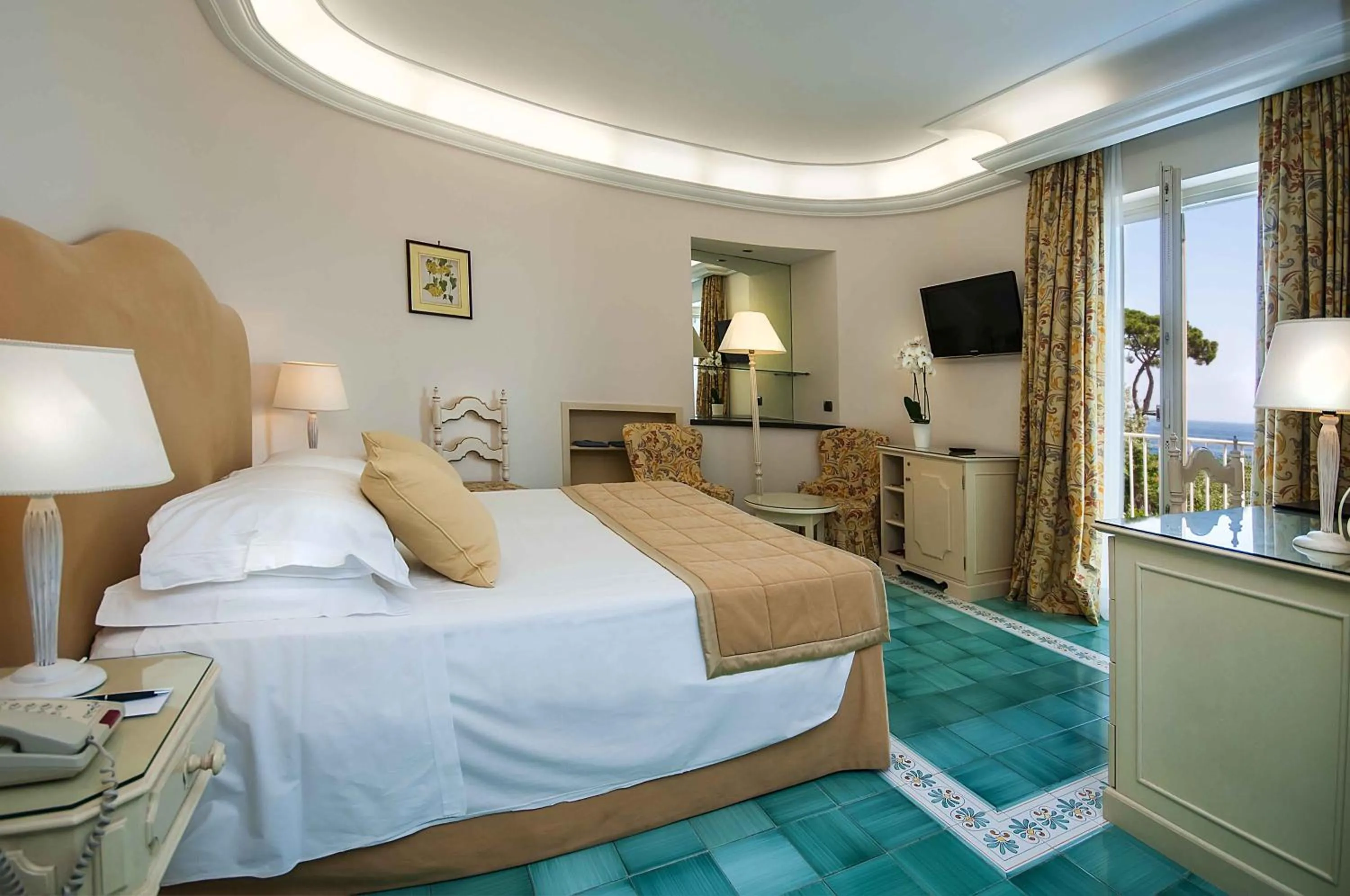 Bed in Punta Molino Beach Resort & Thermal Spa