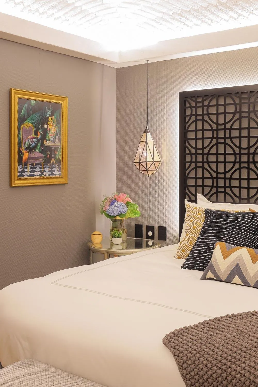 Bed in Hotel Casamada