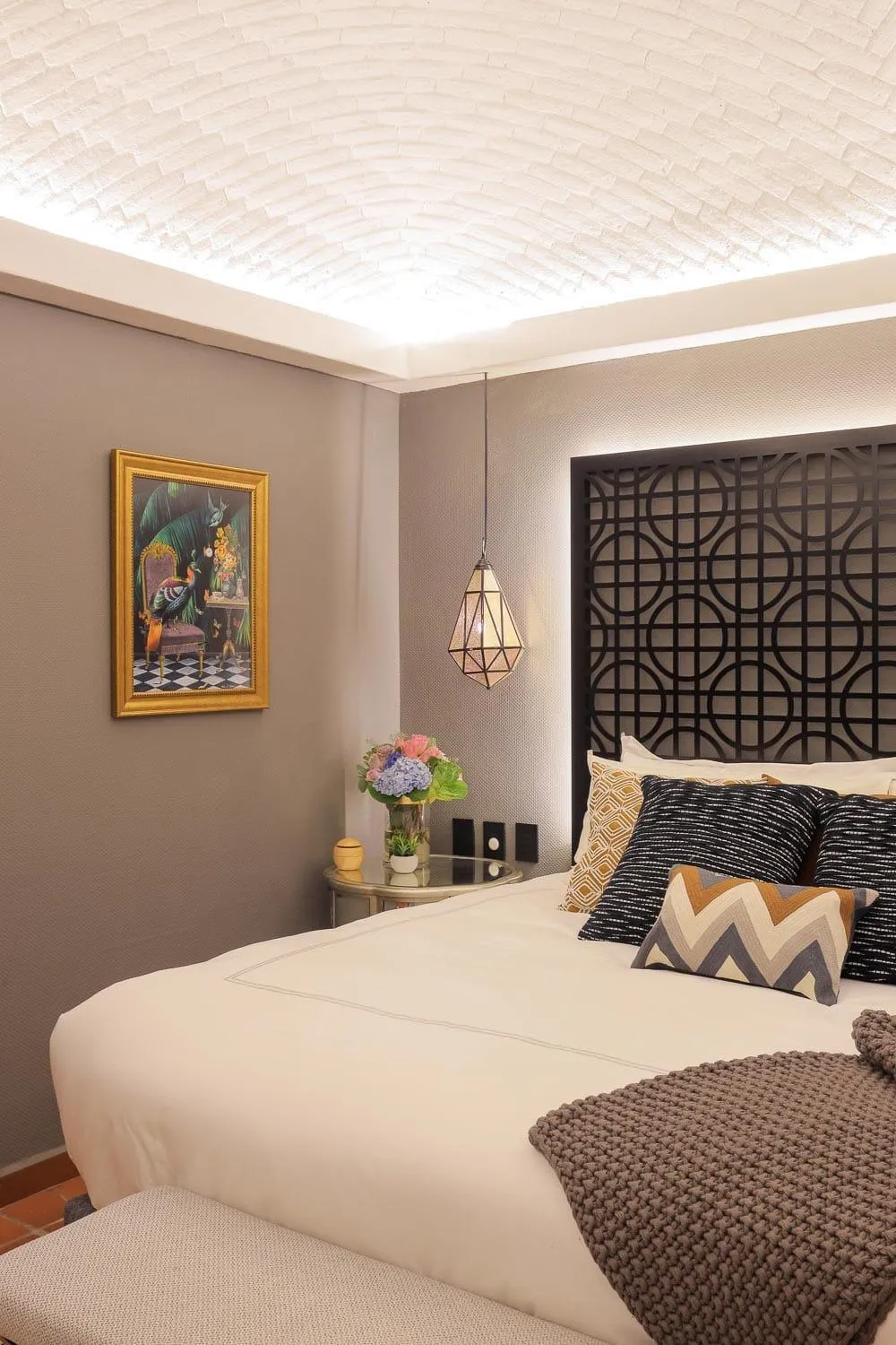 Bed in Hotel Casamada