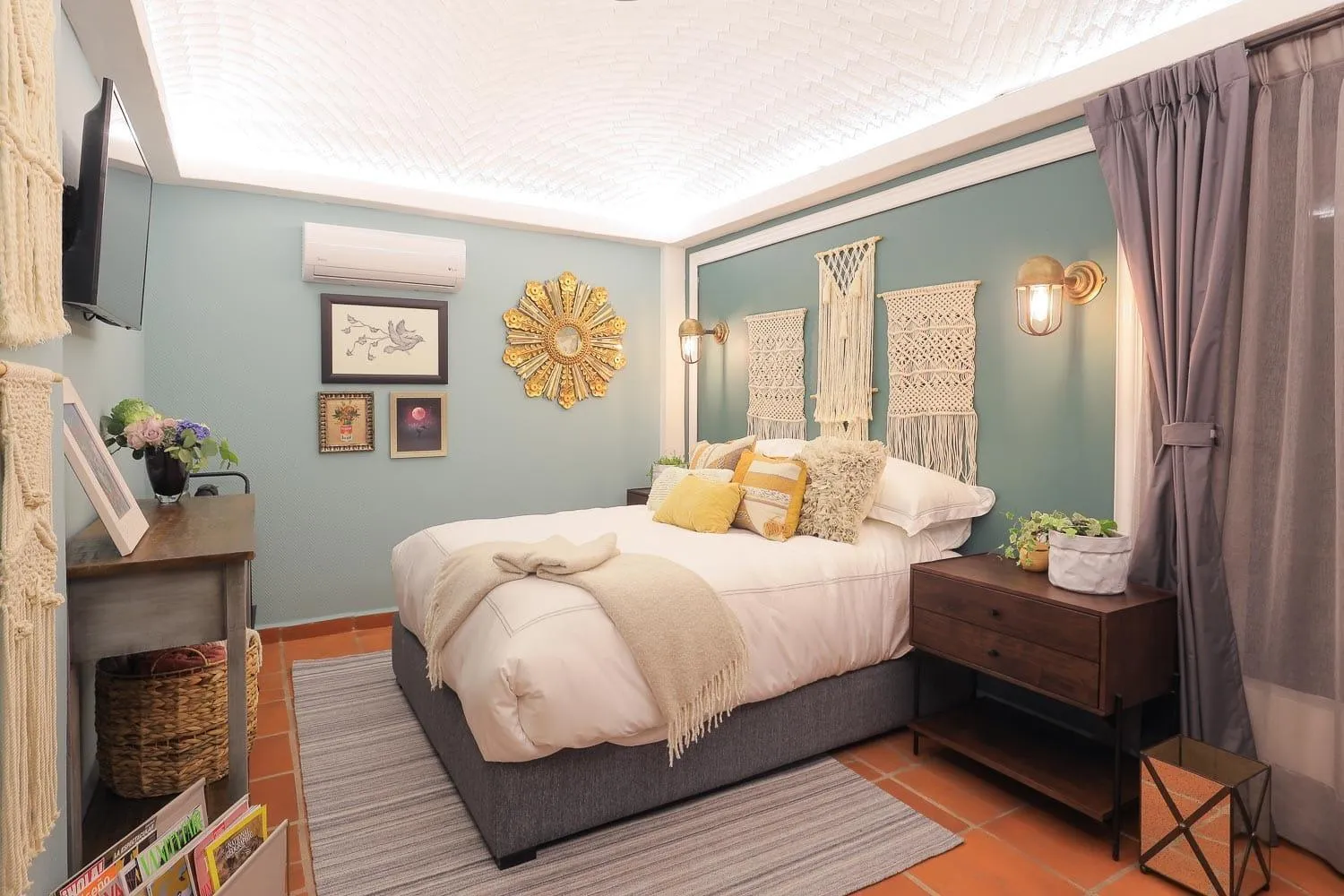 Bed in Hotel Casamada