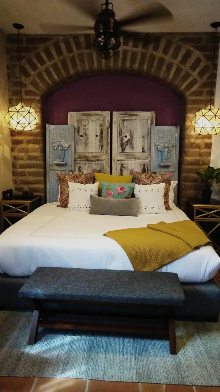 Bed in Hotel Casamada