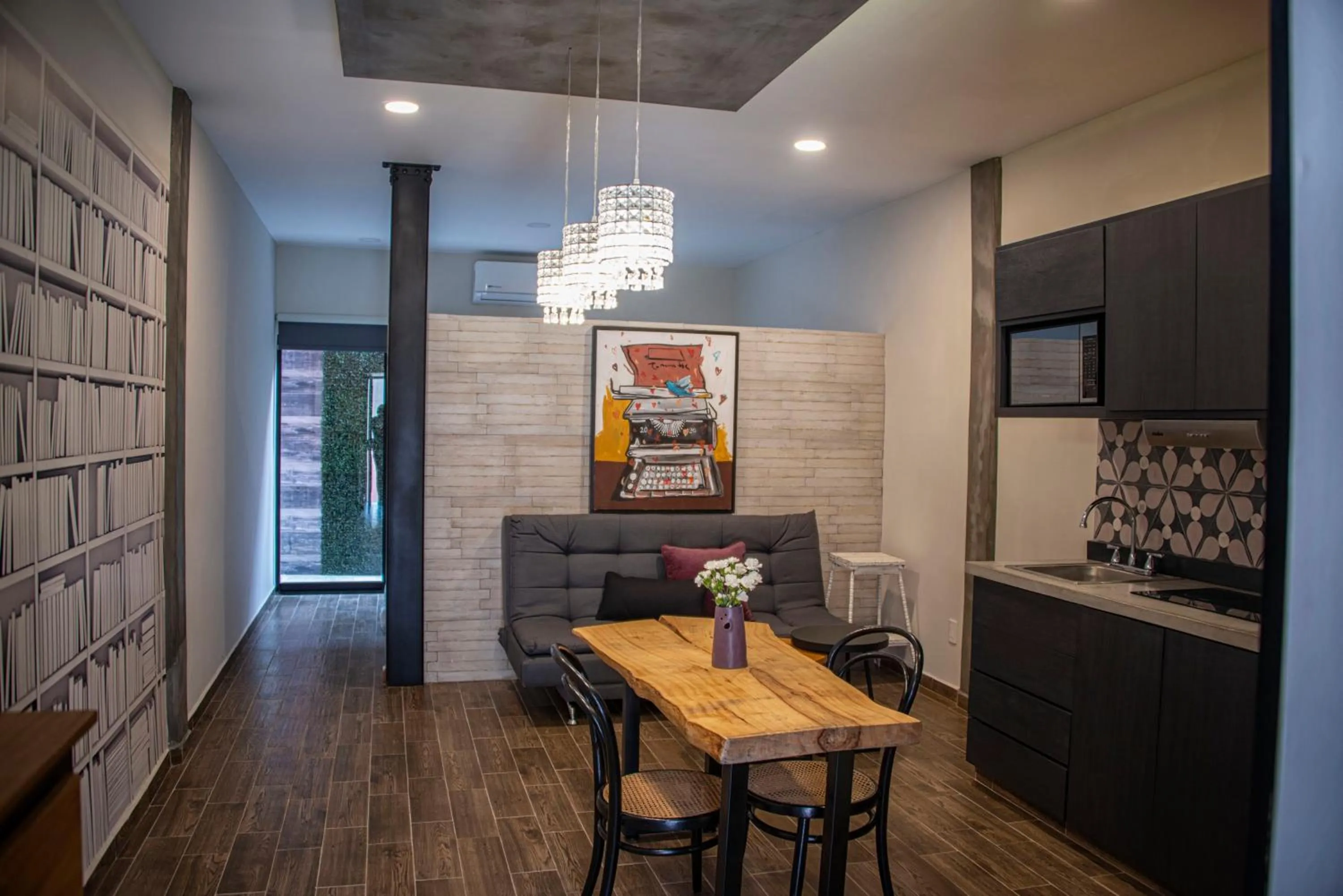 Seating area in Casa Bruna Luxury Lofts