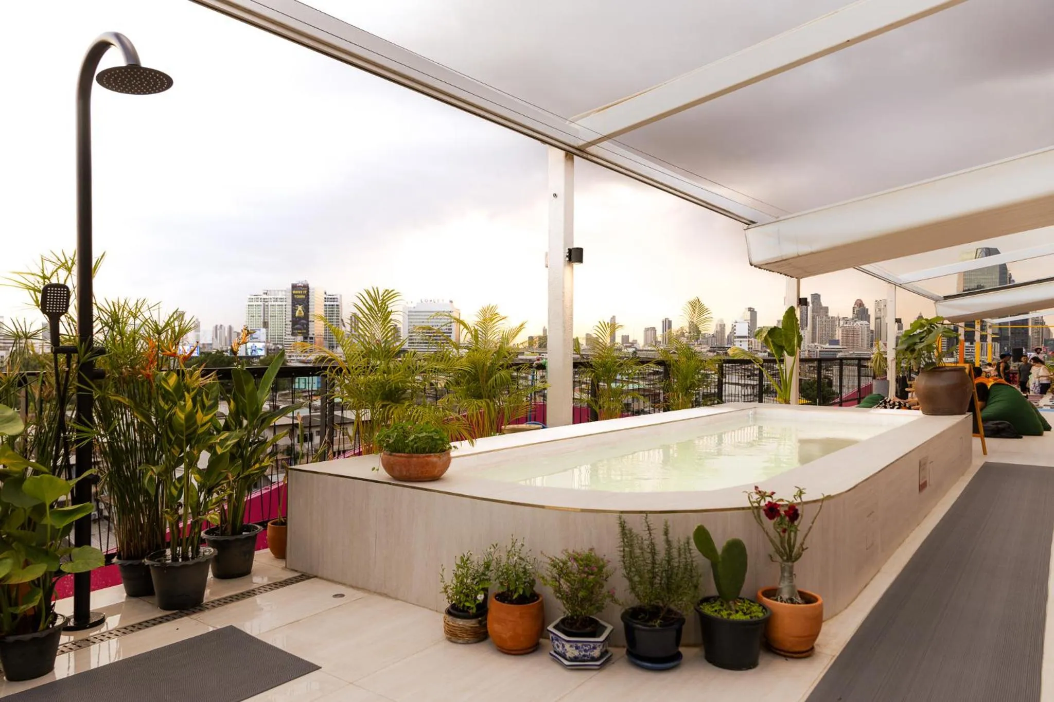 Open Air Bath in The Fig Lobby Bangkok
