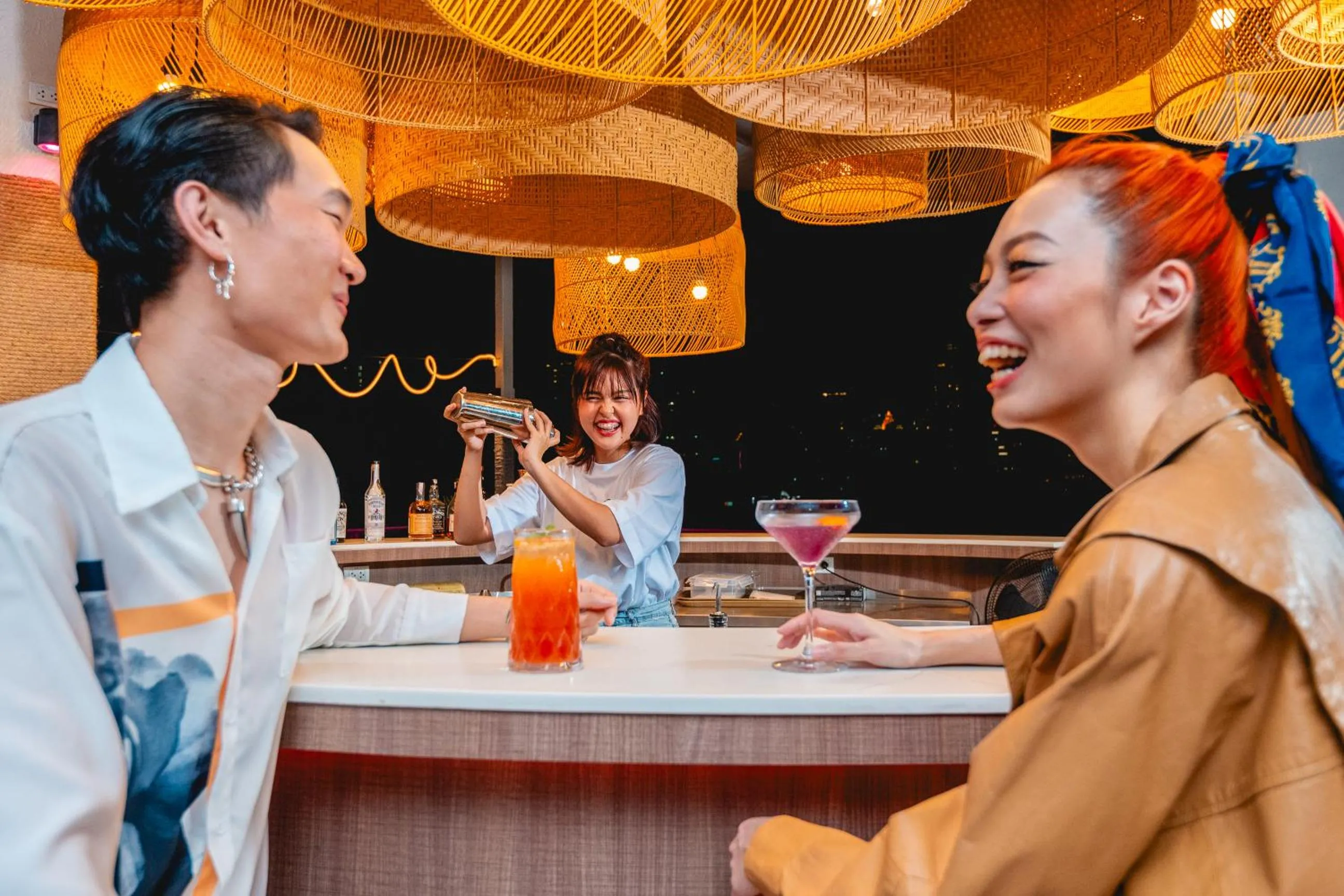 Lounge or bar in The Fig Lobby Bangkok