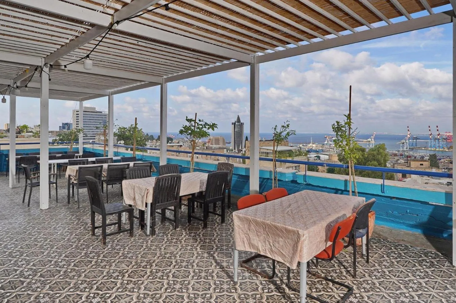 Balcony/Terrace in Haifa Tower Hotel - מלון מגדל חיפה
