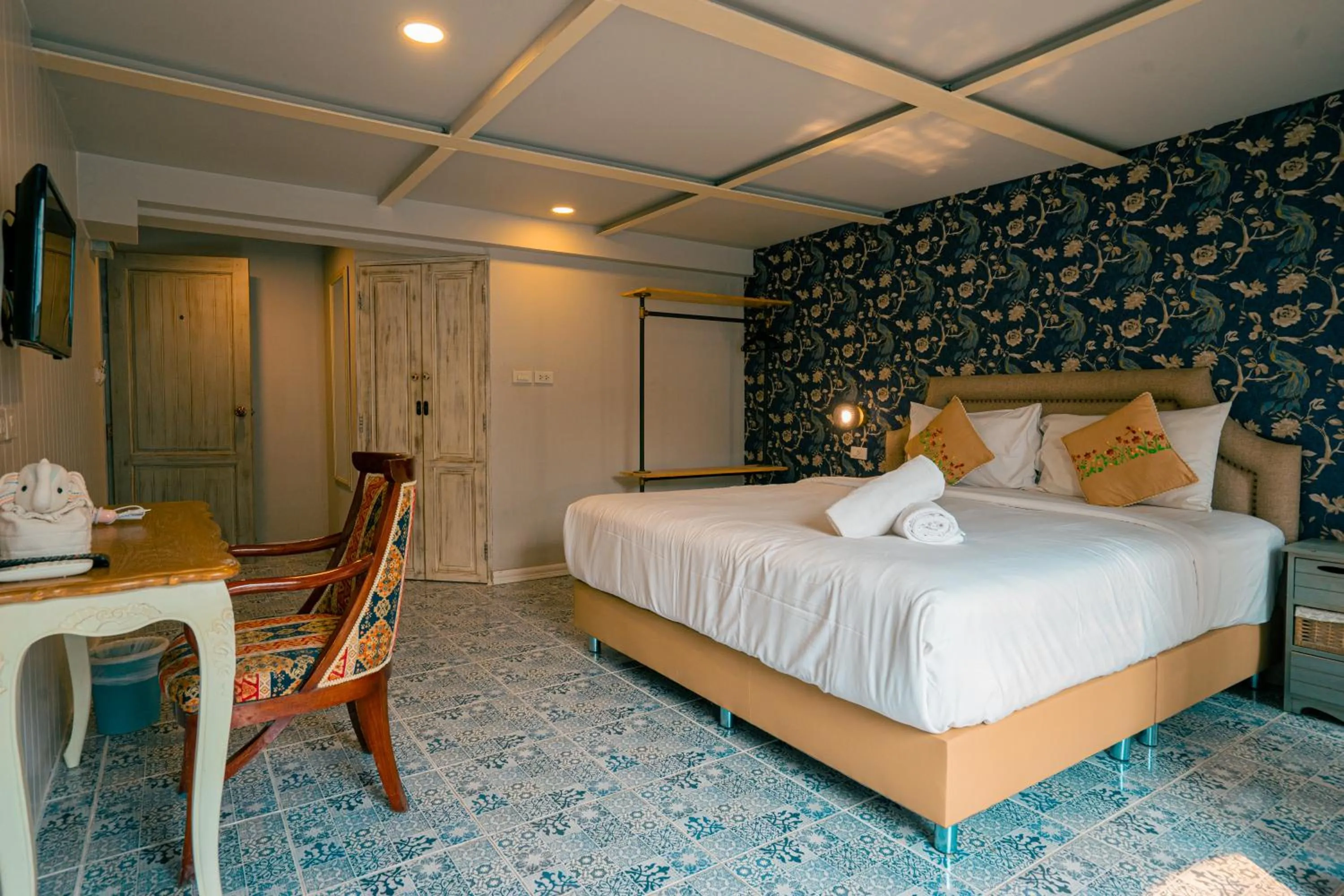 Bed in Si Phum Heritage Boutique, Chiang Mai