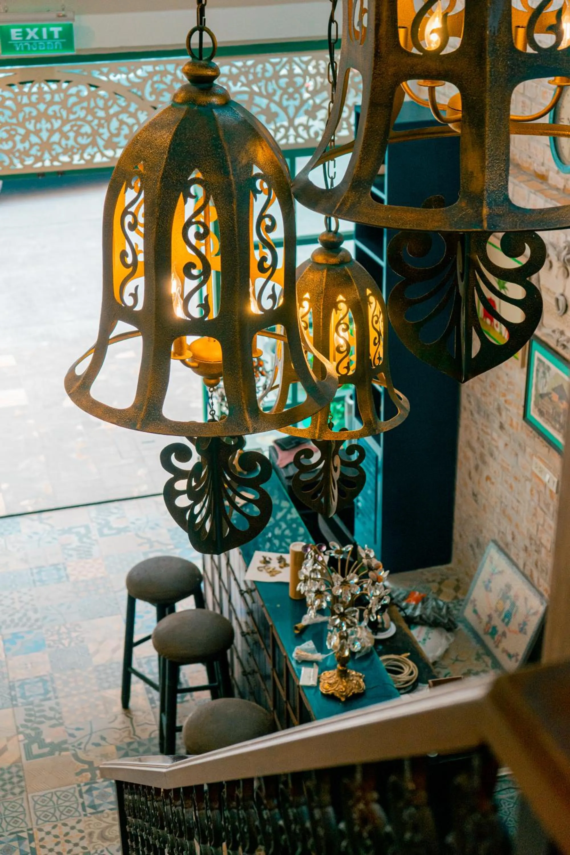 Decorative detail in Si Phum Heritage Boutique, Chiang Mai