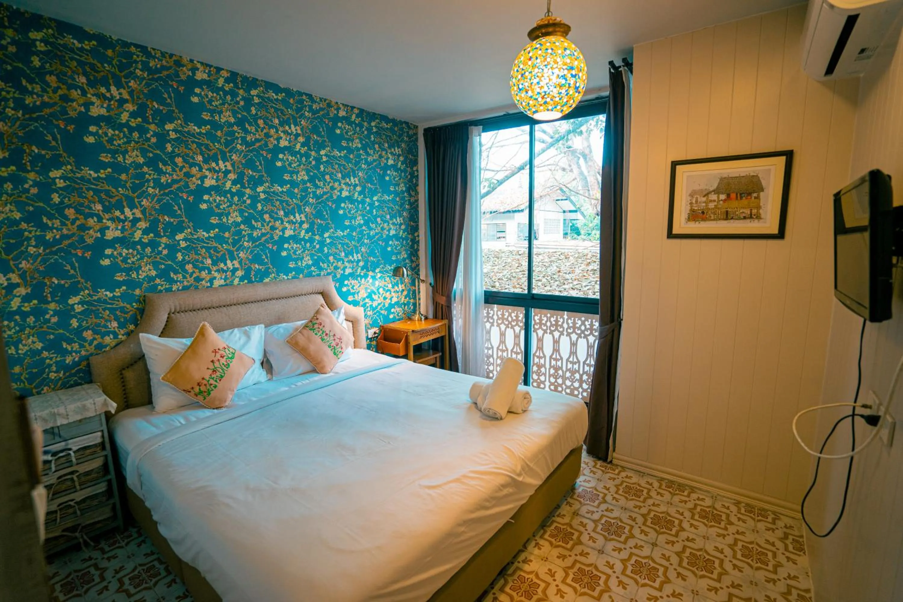 Bed in Si Phum Heritage Boutique, Chiang Mai