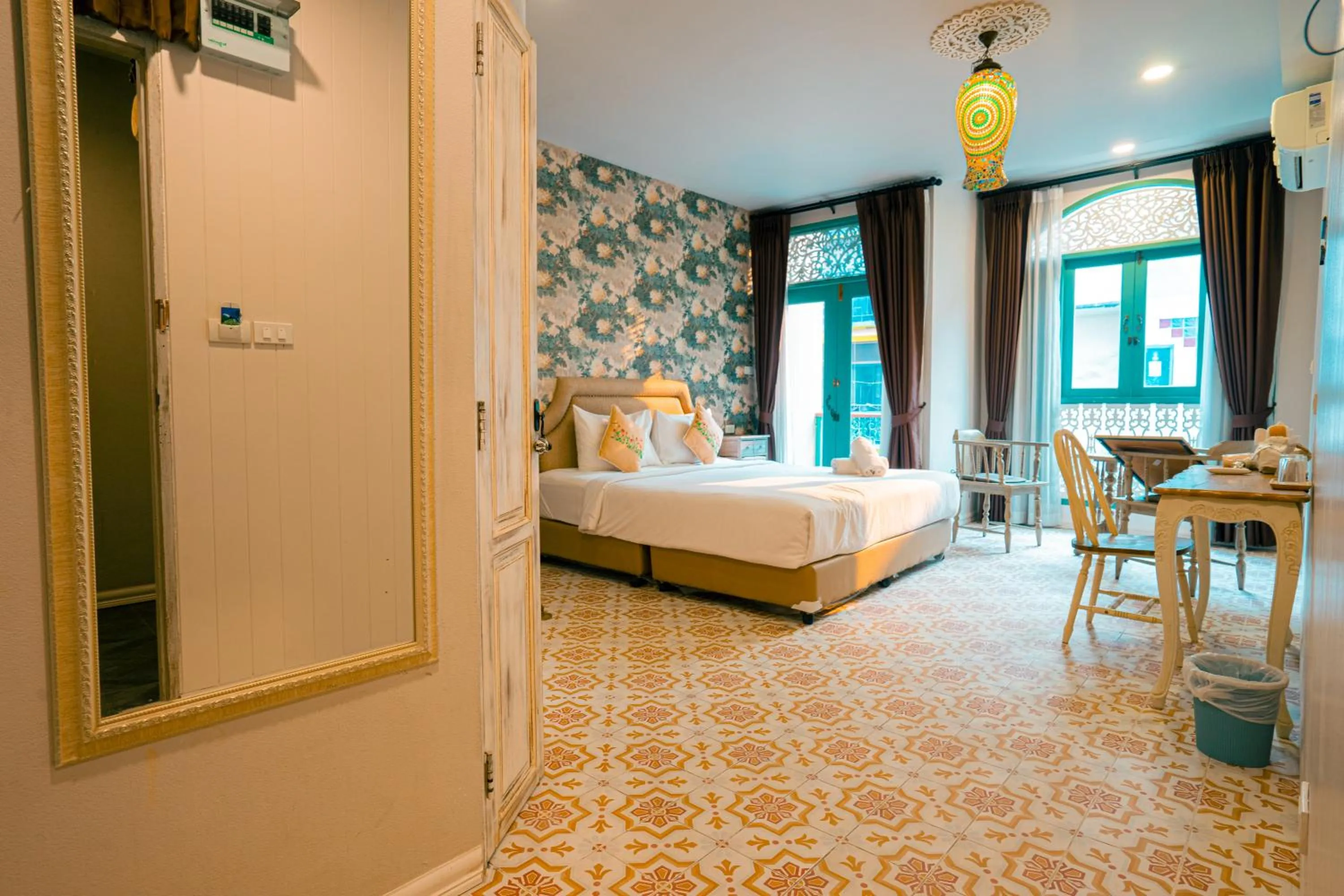 Bed in Si Phum Heritage Boutique, Chiang Mai