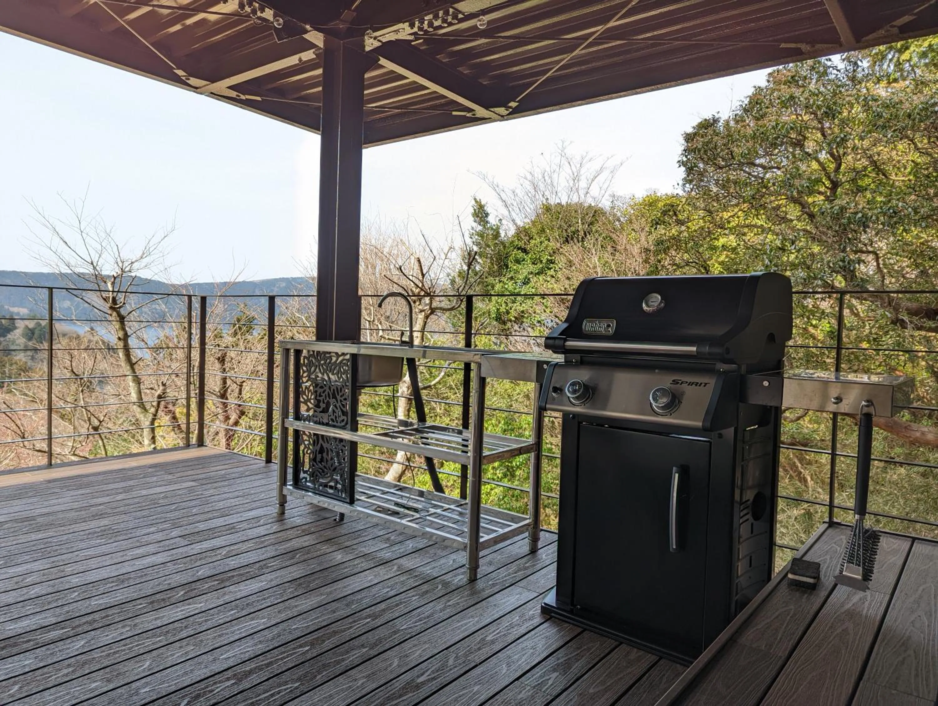 BBQ facilities in VILLA HAKONE湖空