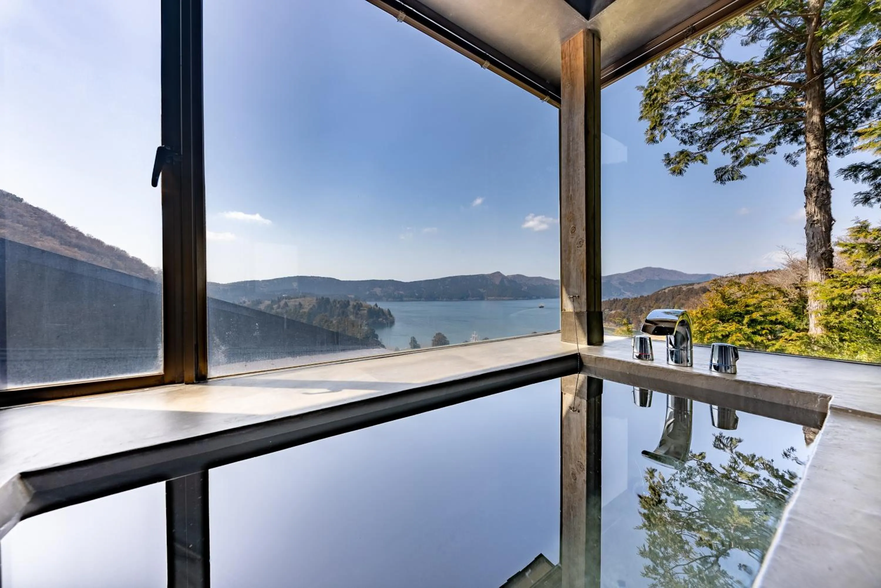 Bathroom in VILLA HAKONE湖空