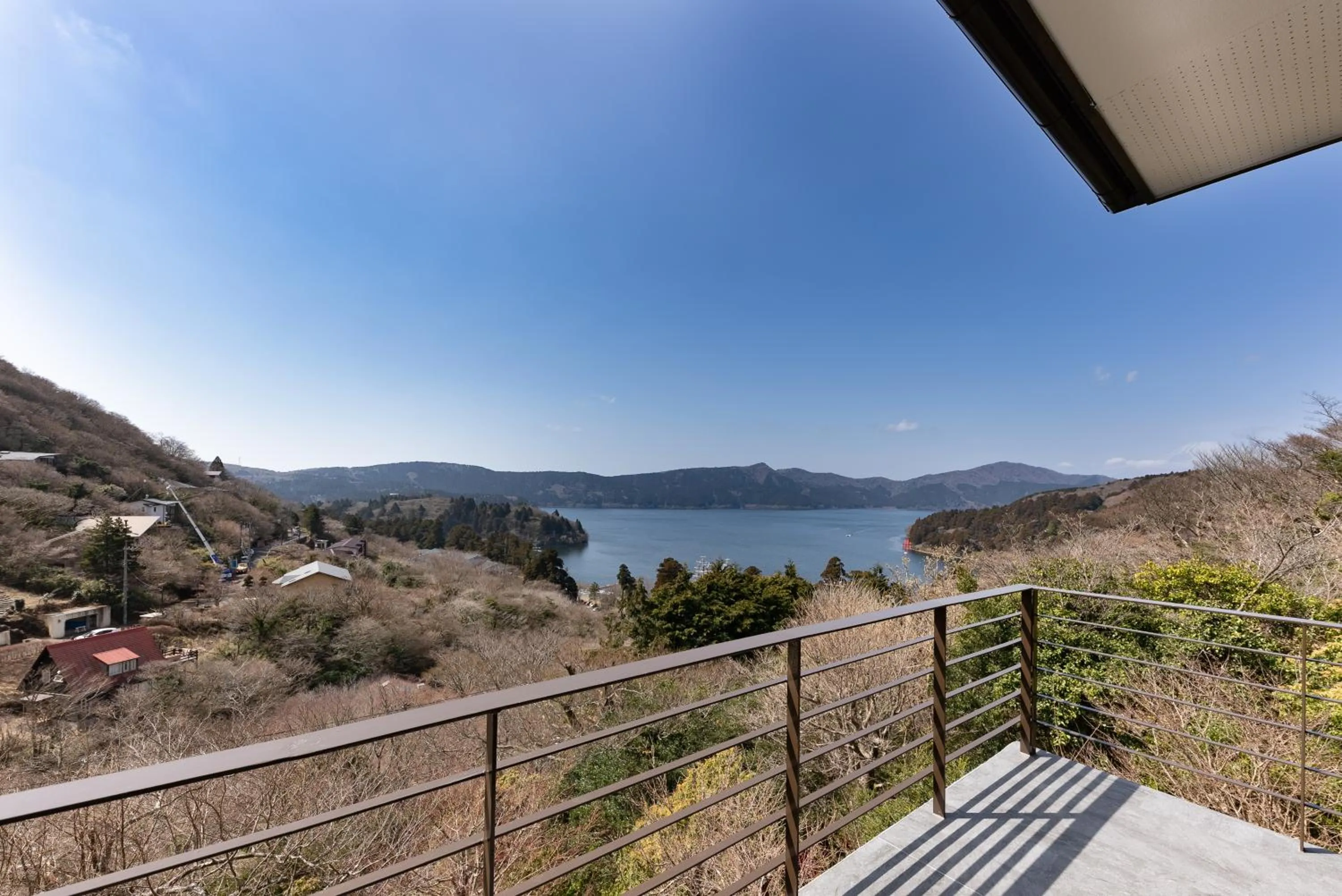 Balcony/Terrace in VILLA HAKONE湖空