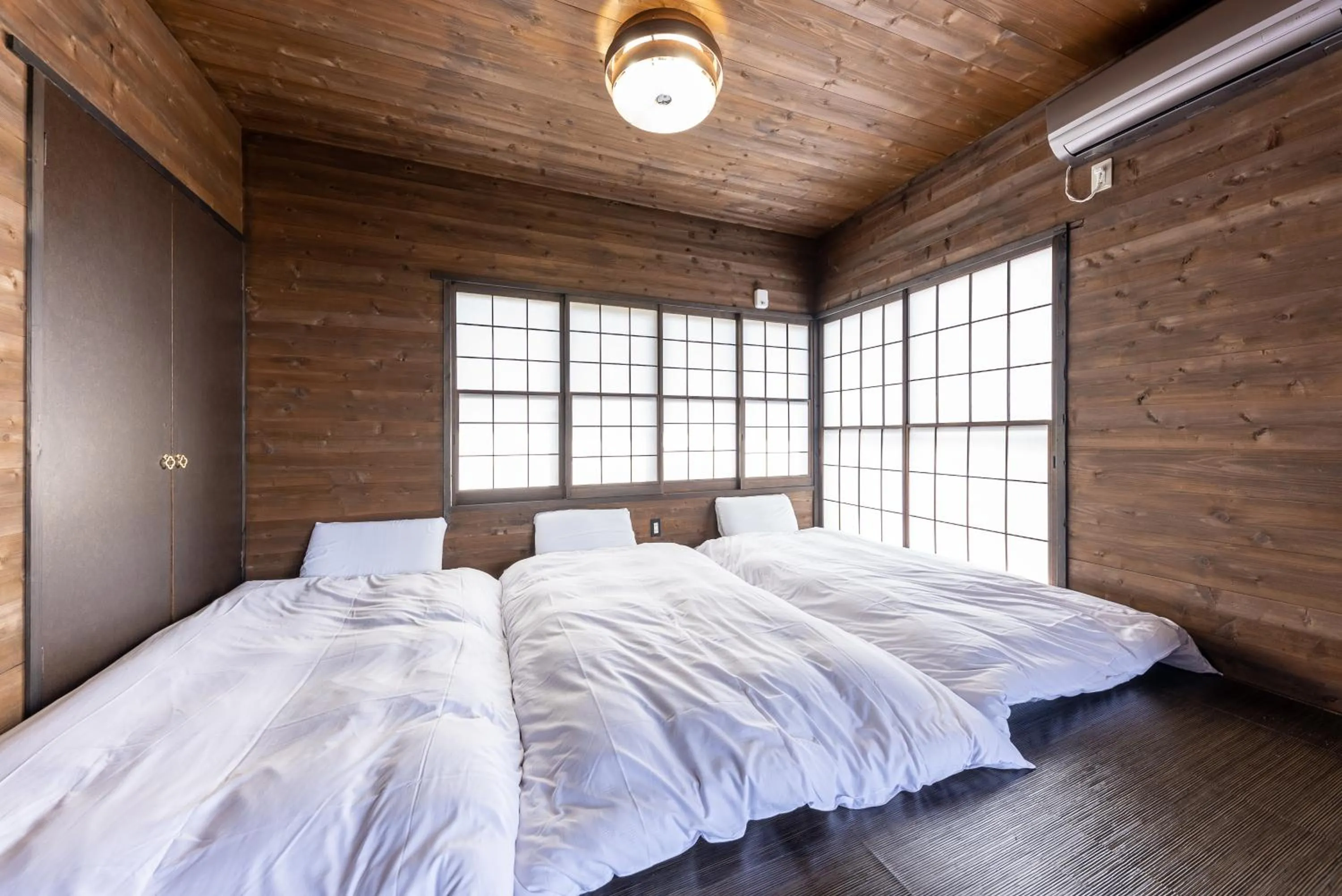 Bed in VILLA HAKONE湖空