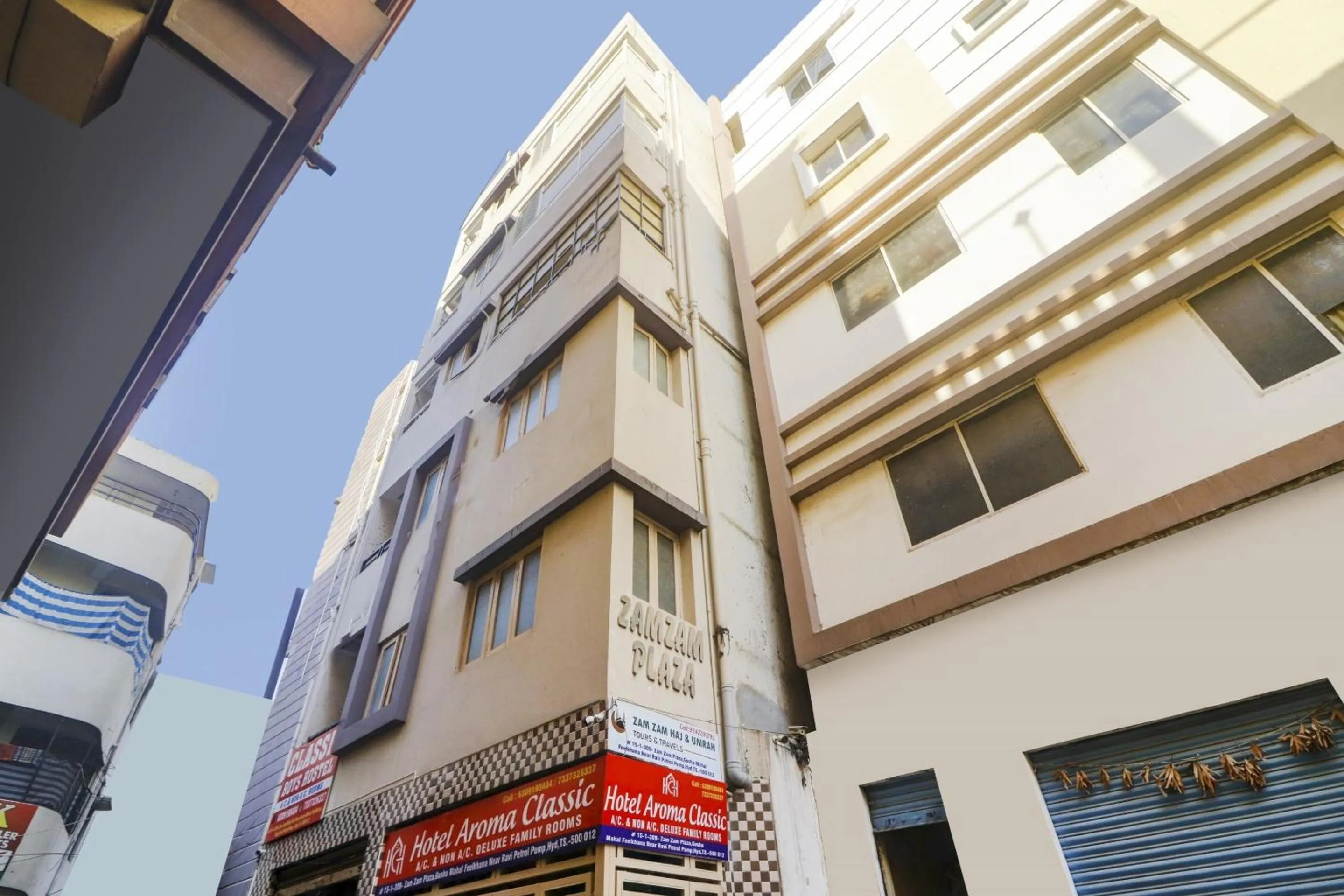 Facade/entrance in Hotel O Aroma Classic Near Nampally Railway station