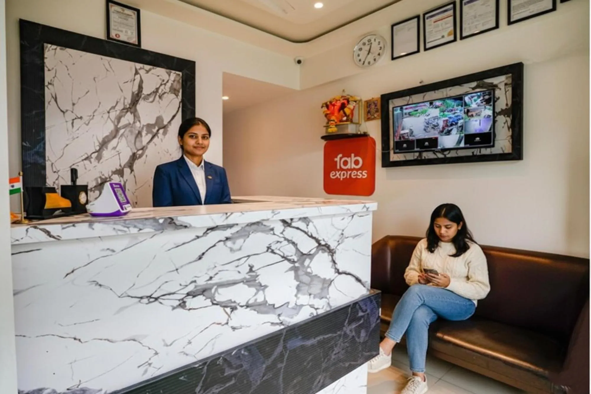 Lobby or reception in Via Park Residency