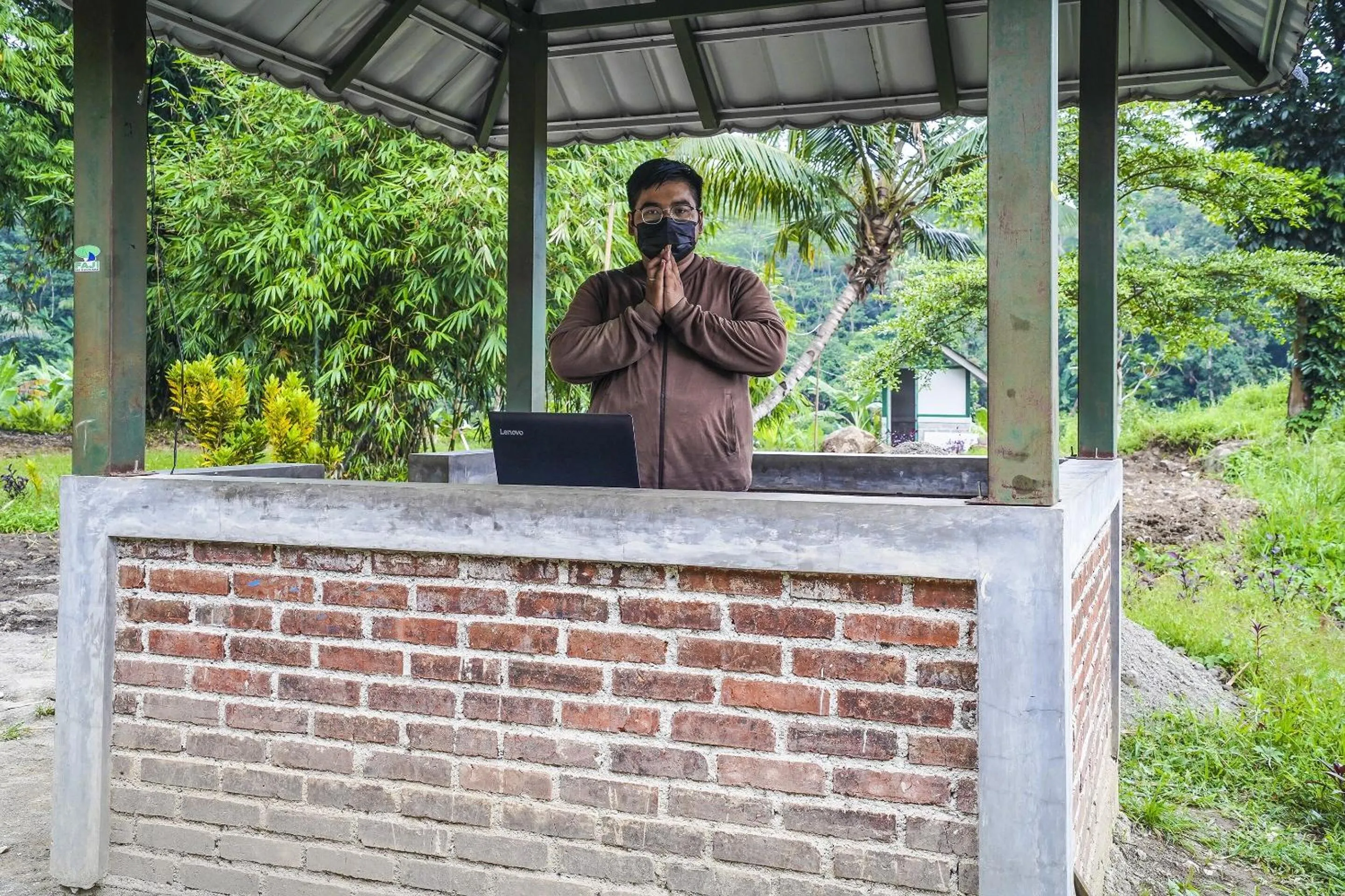 Lobby or reception in OYO Homes 90916 Eco Tourism Geopark Rajamandala Homestay Syariah