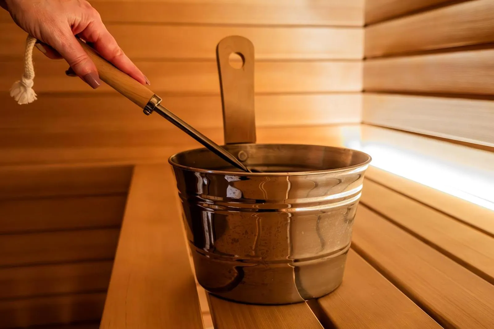 Sauna in Hotel Ariston & Spa