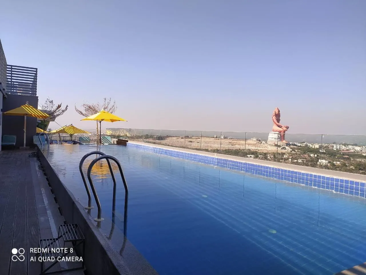 Swimming pool in Radisson Hotel Nathdwara