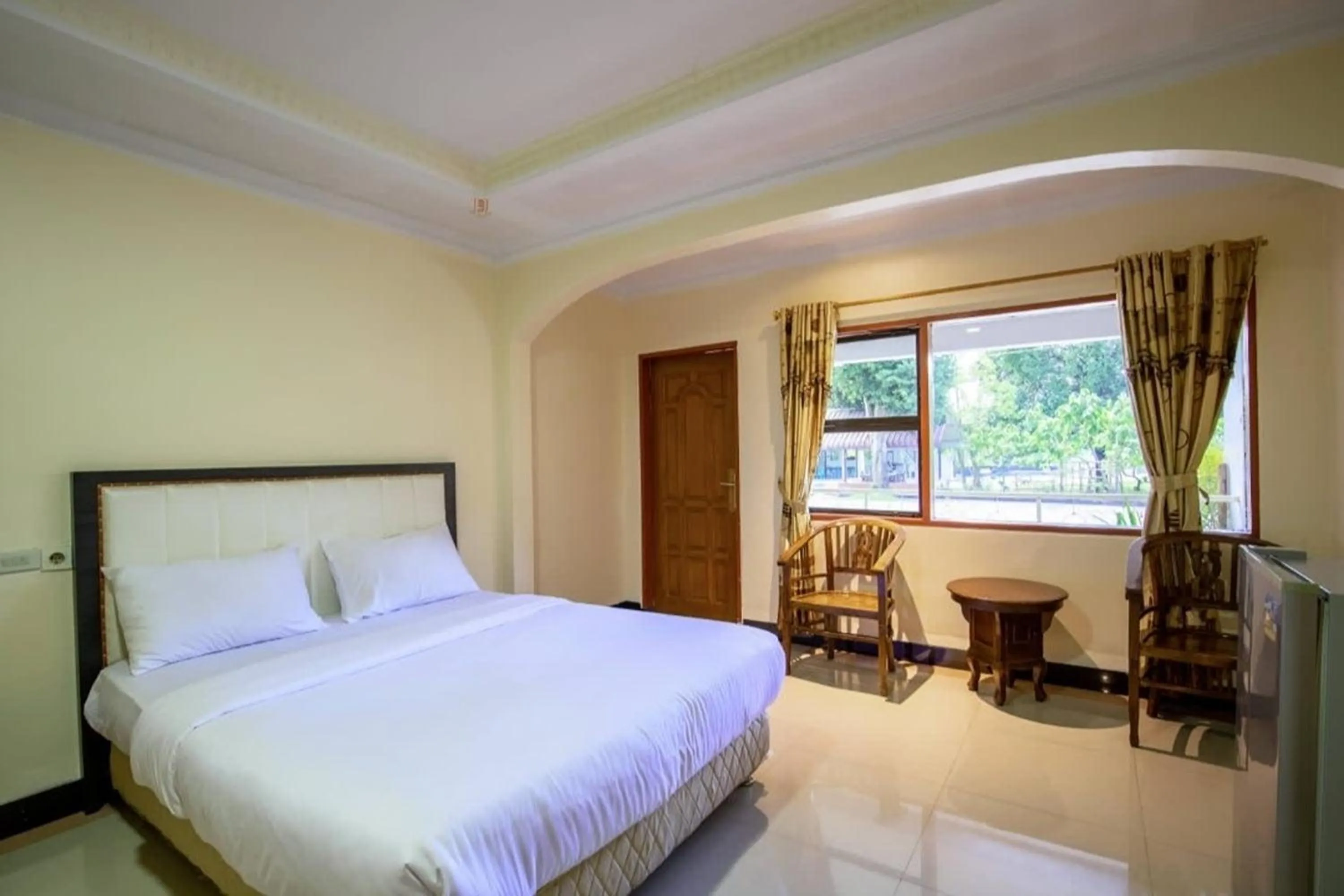 Bed in Malibou Hotel Medan