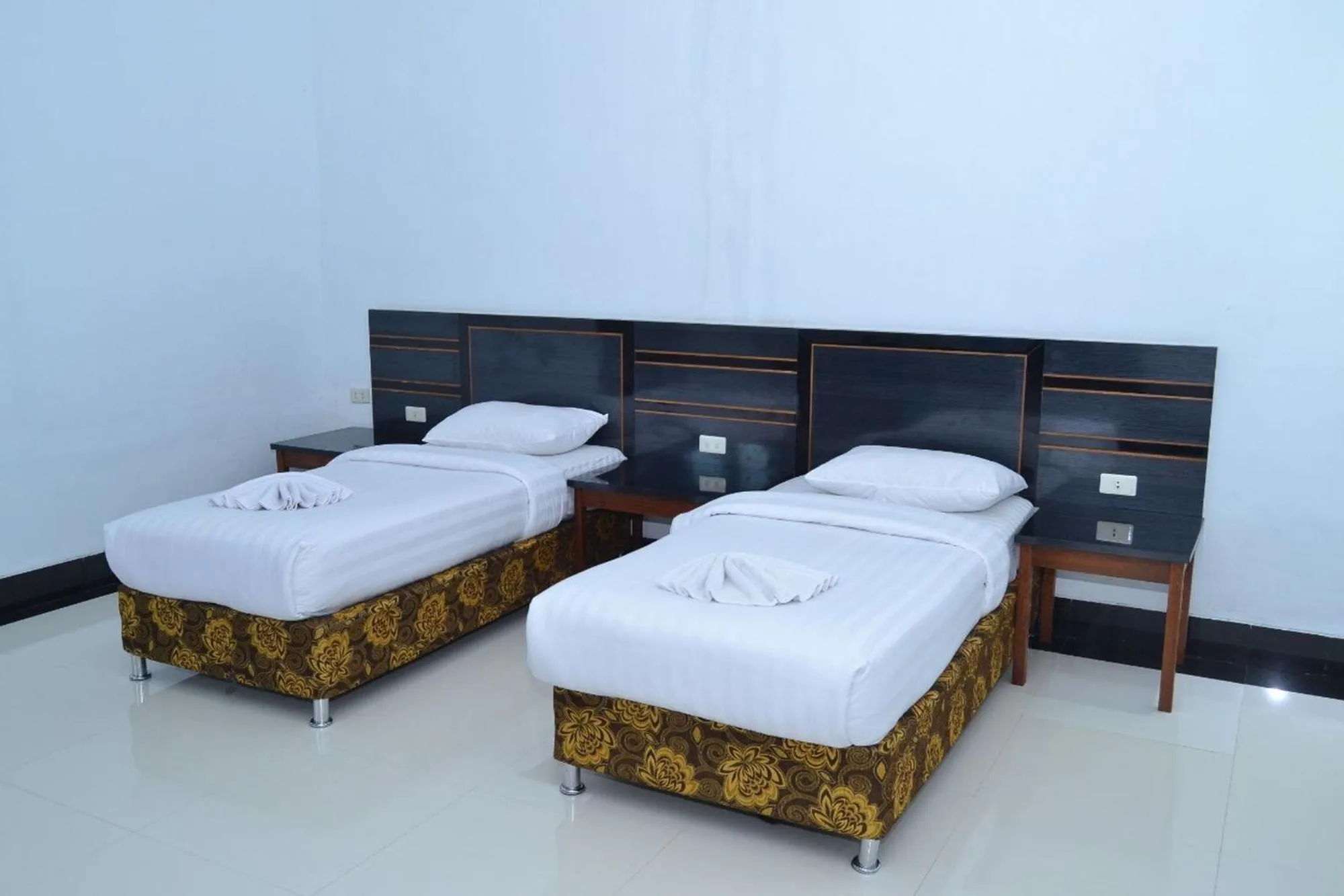 Bed in Malibou Hotel Medan