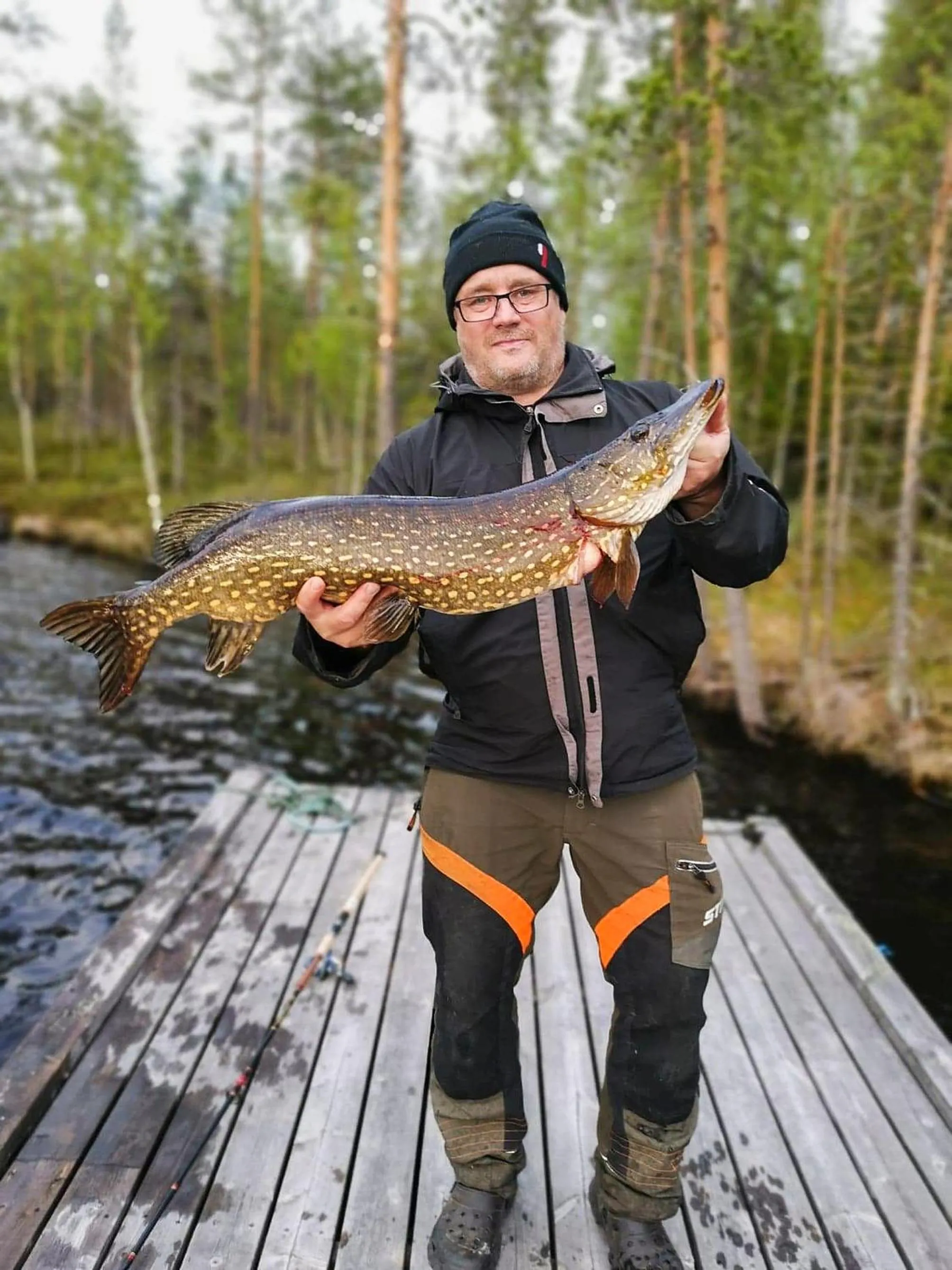 Fishing in Hotell Tjamstan Malå