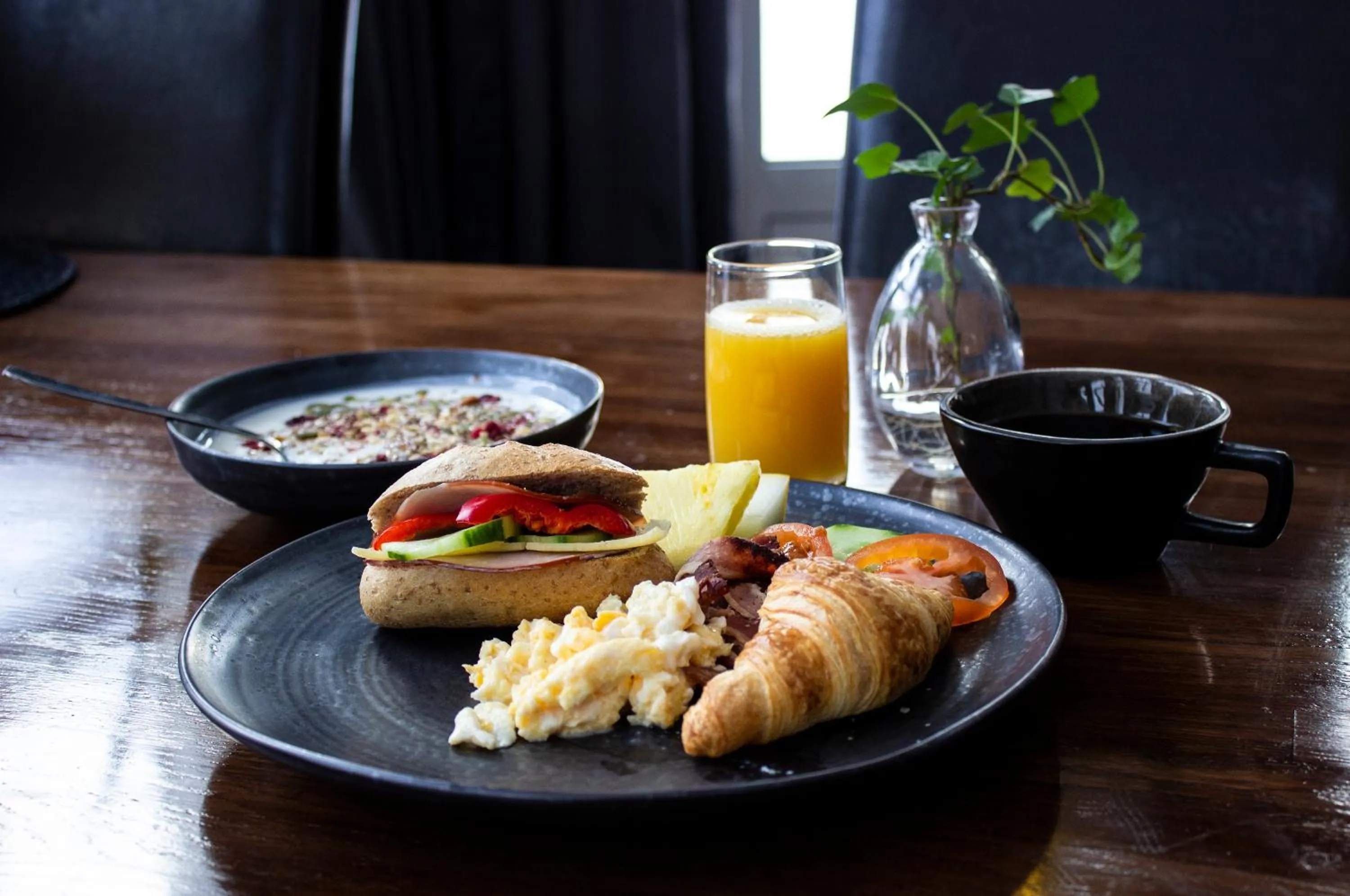 Buffet breakfast in Hotell Tjamstan Malå