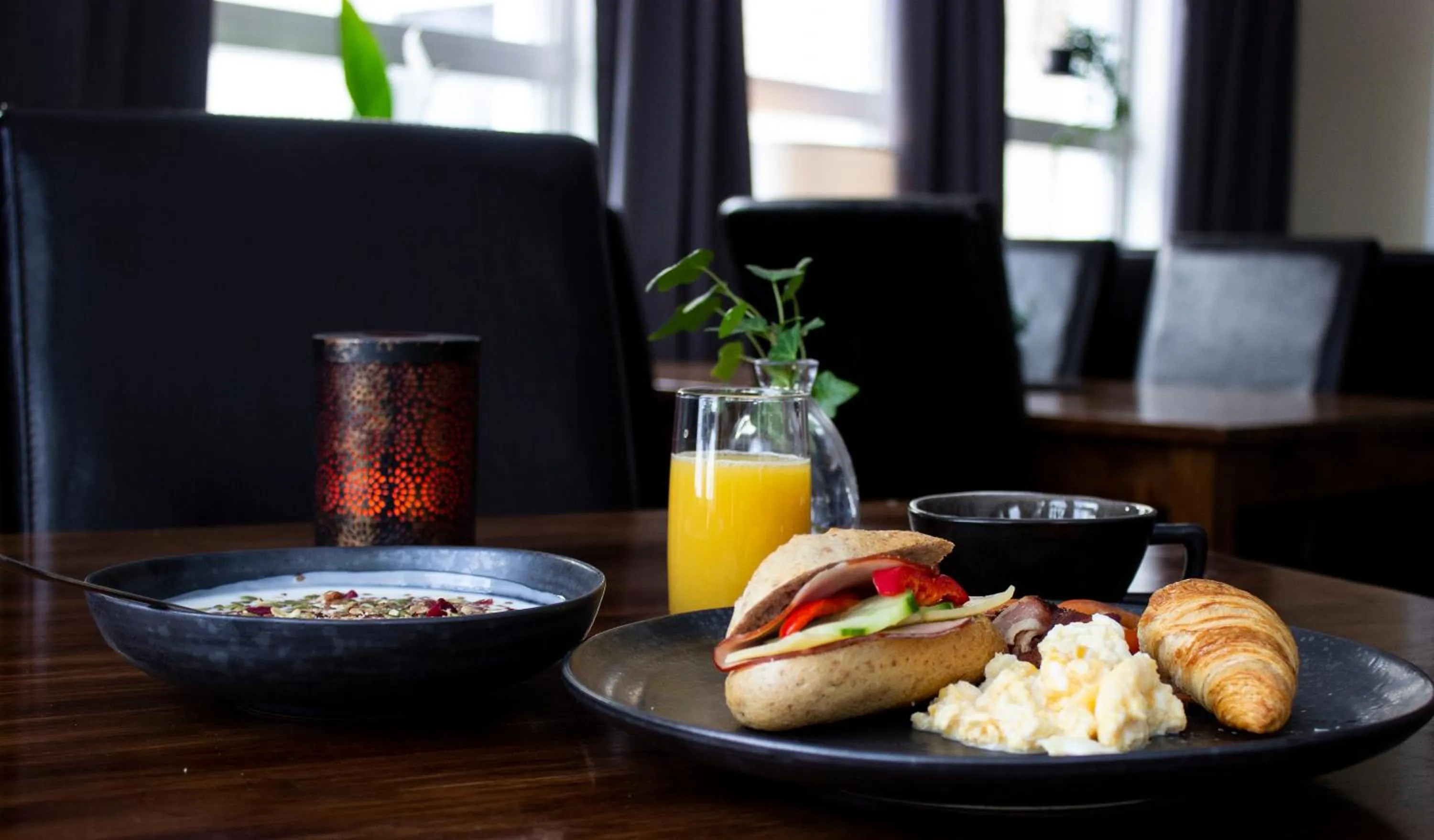 Buffet breakfast in Hotell Tjamstan Malå