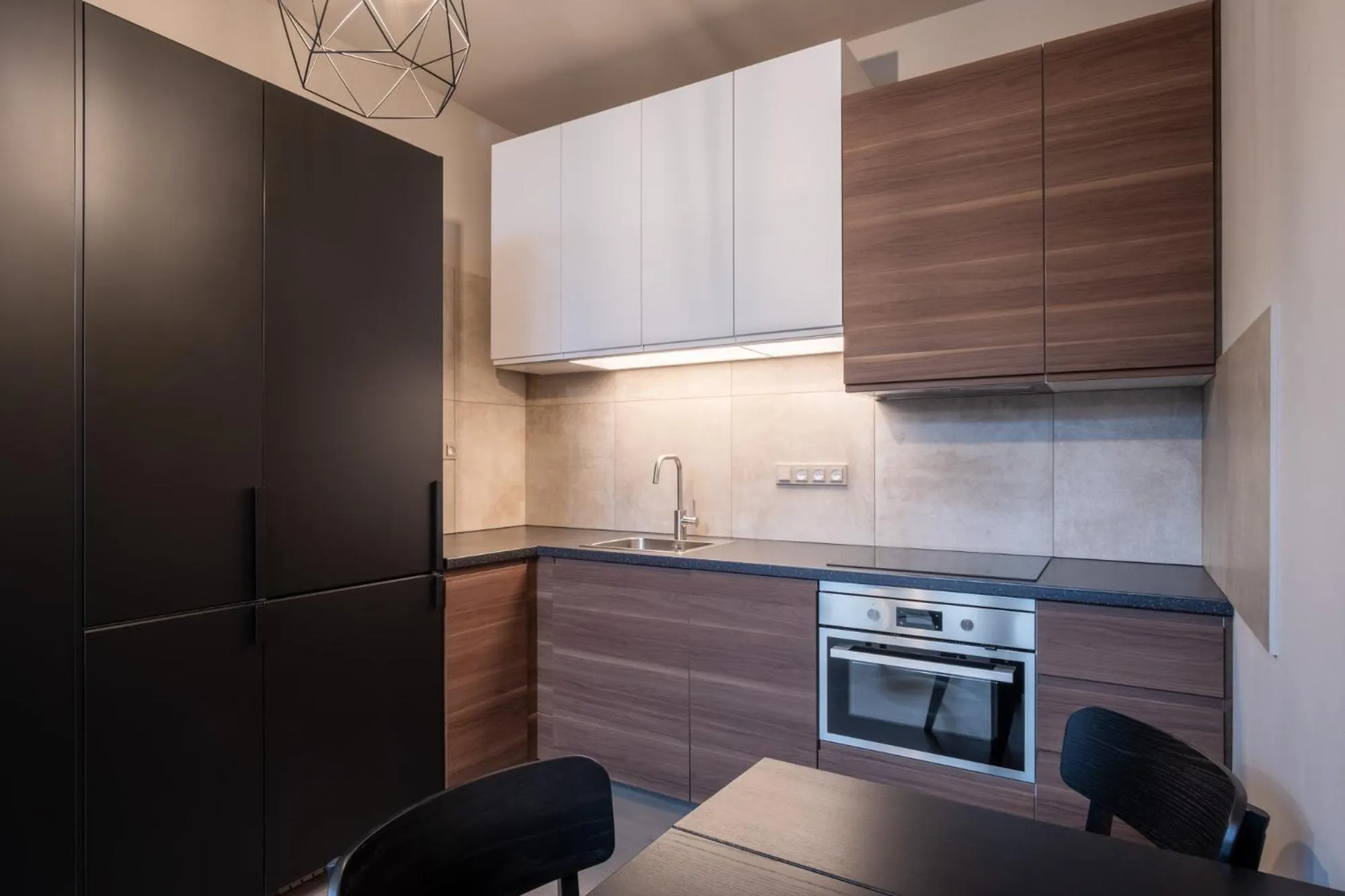 Kitchen or kitchenette in Aparthotel Rimska 14