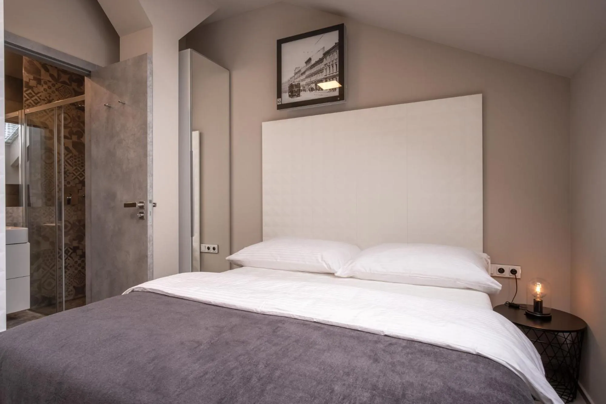 Bed in Aparthotel Rimska 14