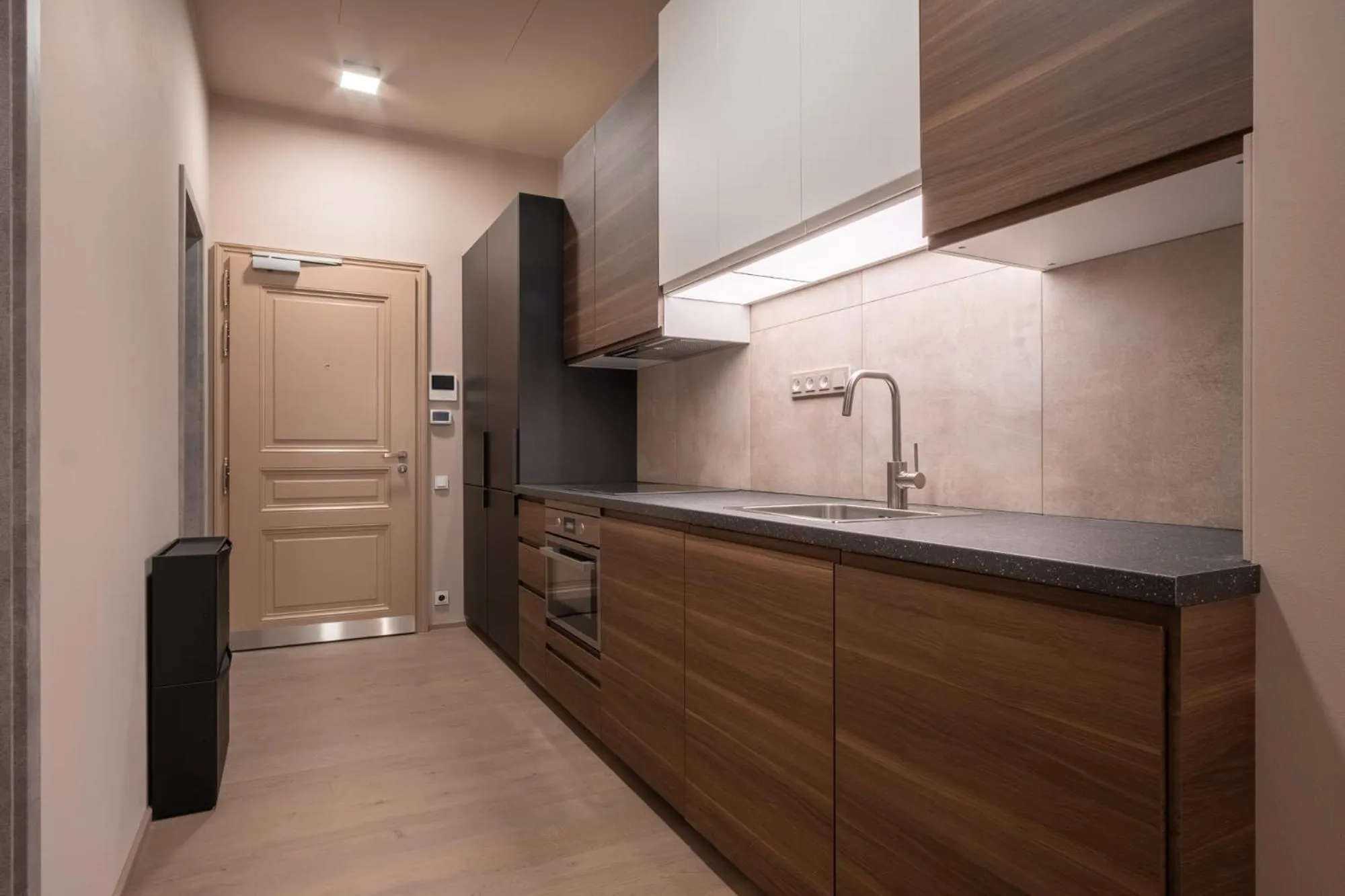 Kitchen or kitchenette in Aparthotel Rimska 14