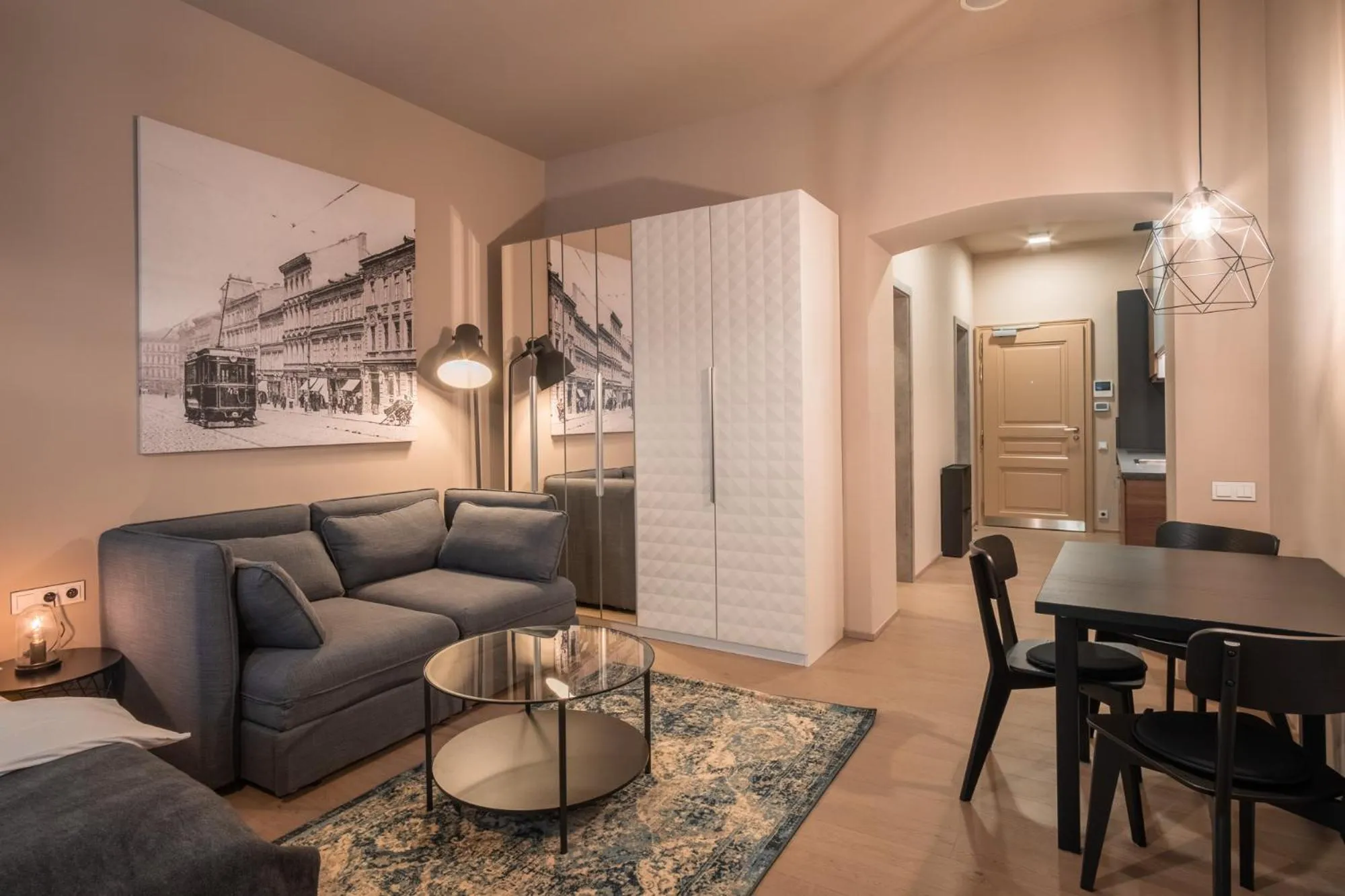 Seating area in Aparthotel Rimska 14