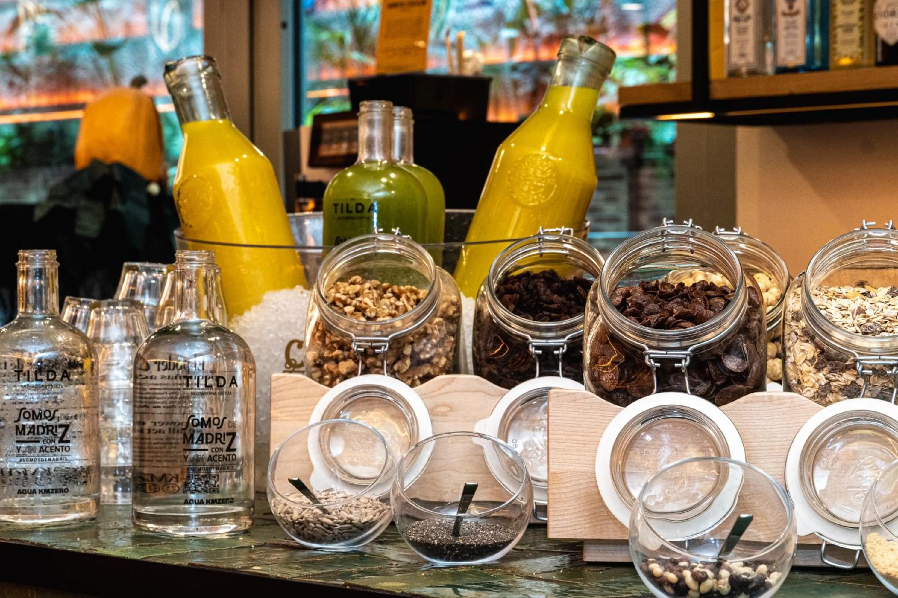 Buffet breakfast in Akeah Hotel Gran Vía