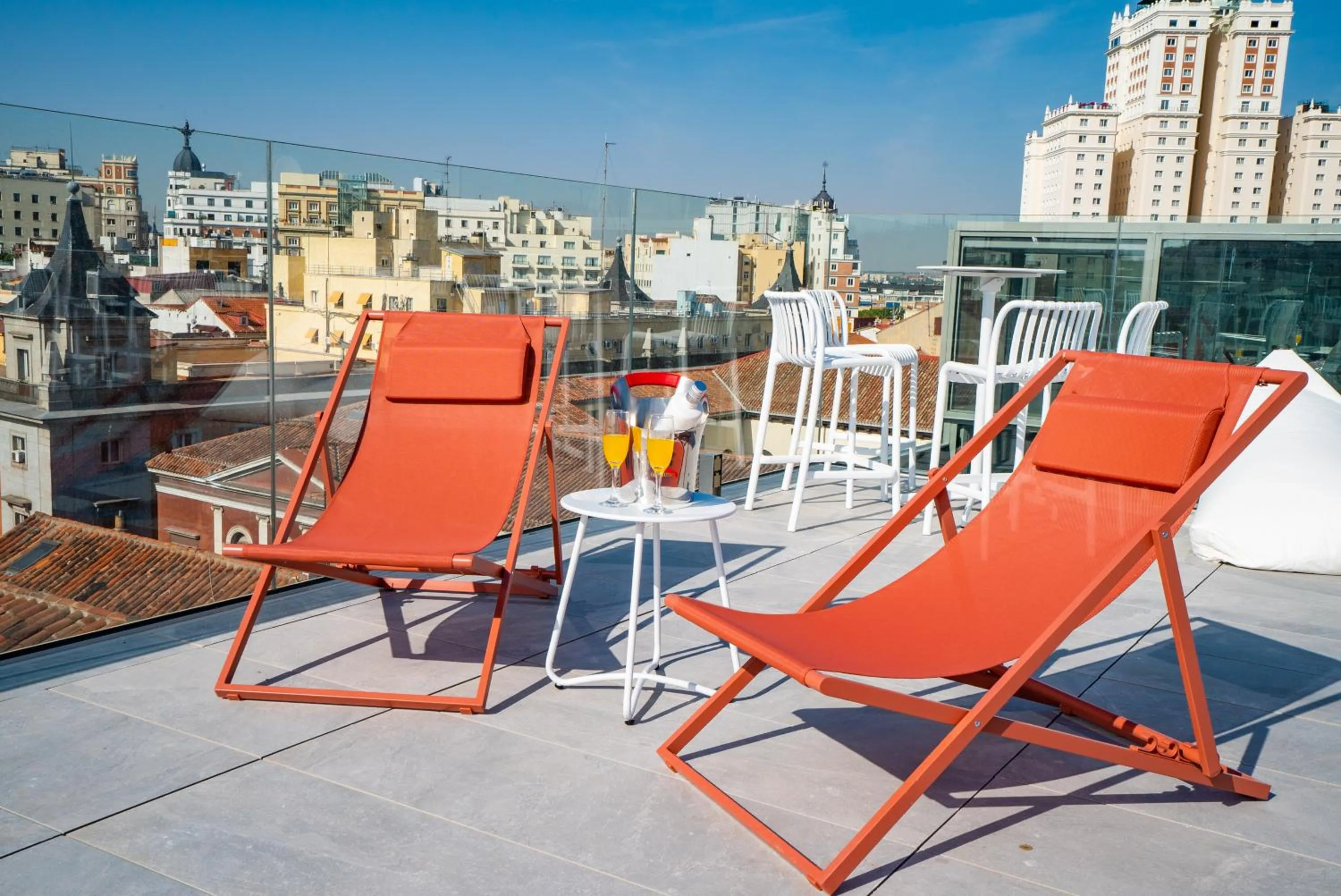 Balcony/Terrace in Akeah Hotel Gran Vía