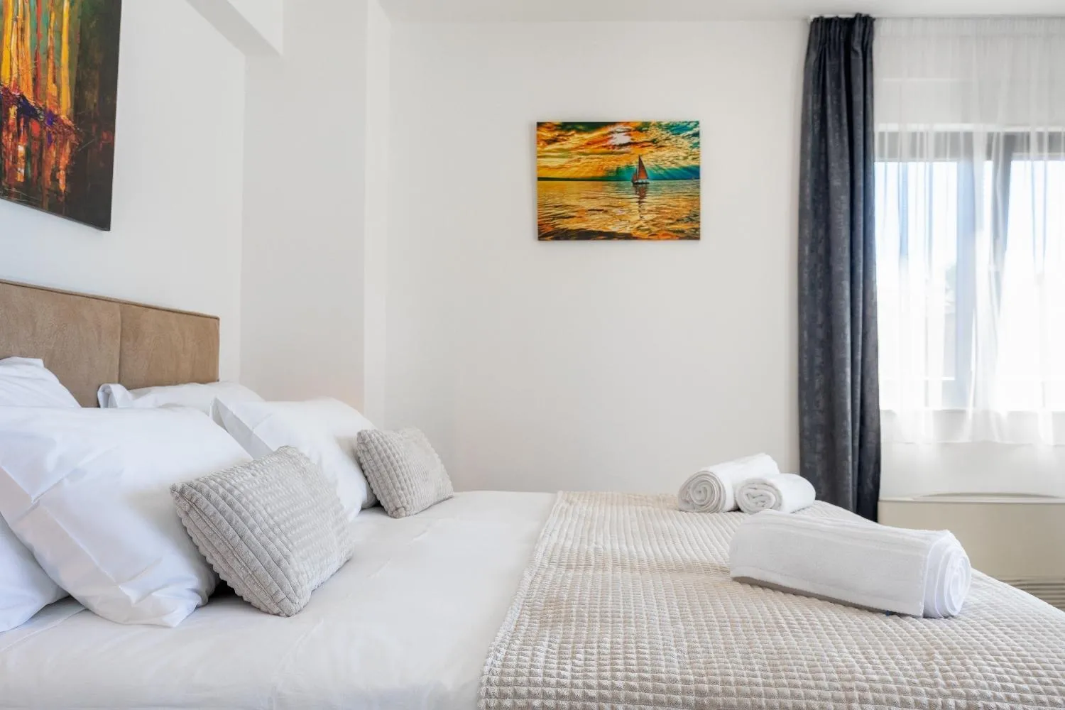 Bed in Villa Marionella