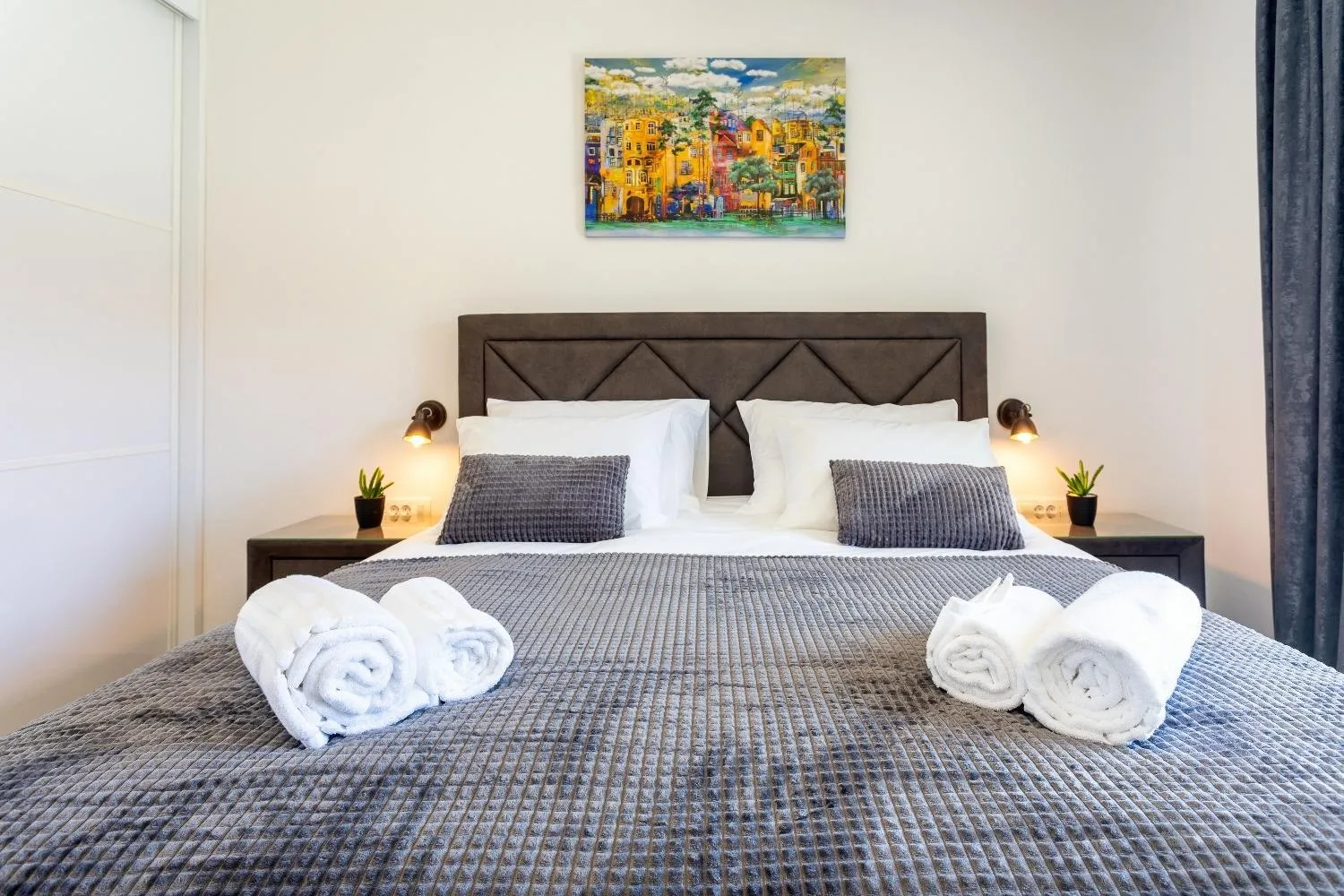 Bed in Villa Marionella