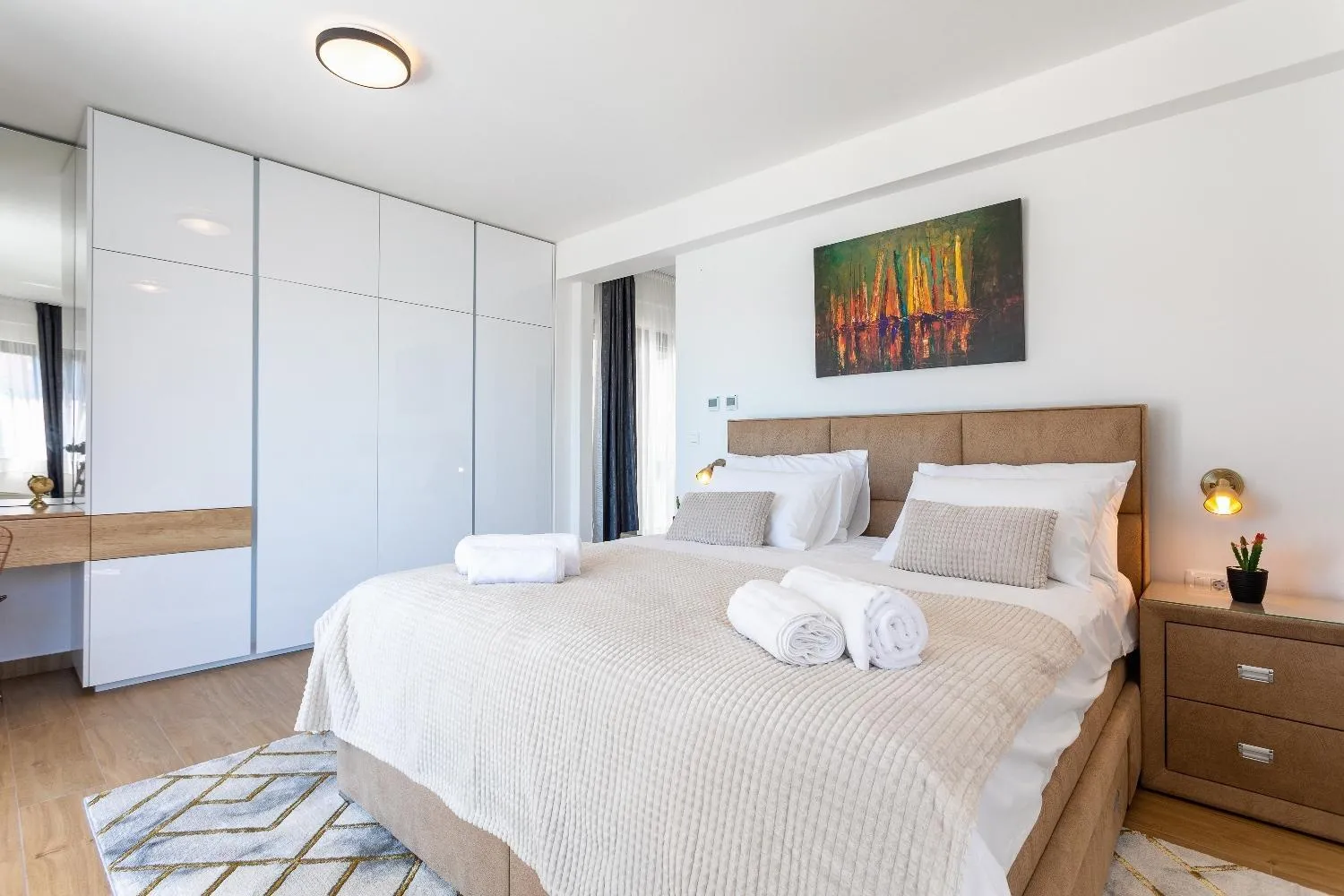 Bedroom, Bed in Villa Marionella
