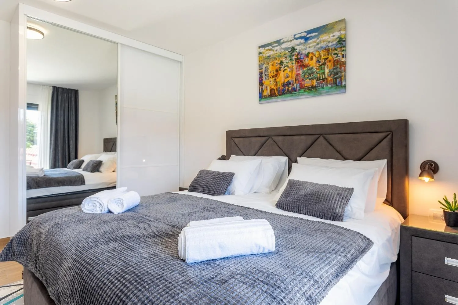 Bed in Villa Marionella