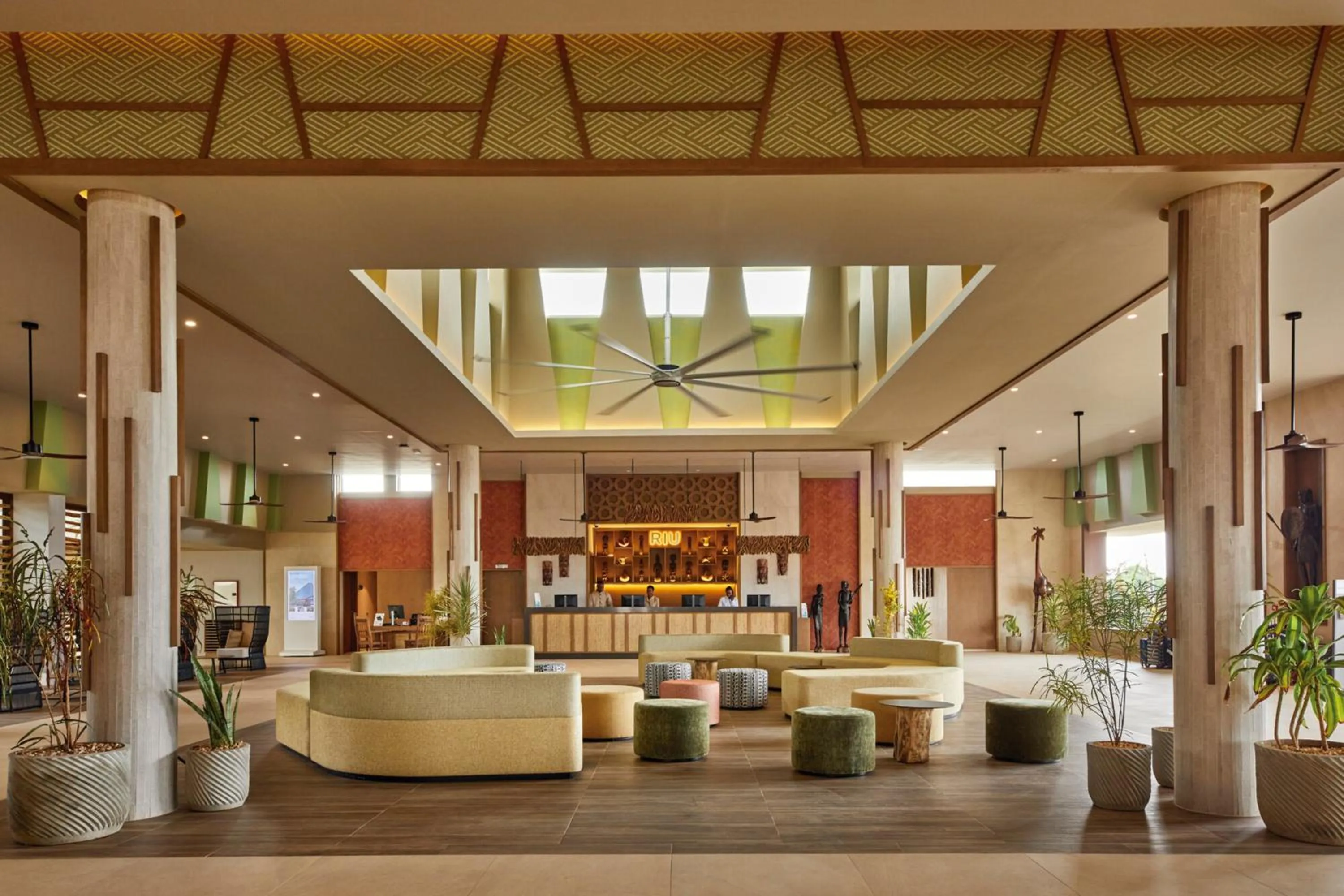 Lobby or reception in Hotel Riu Jambo - All Inclusive