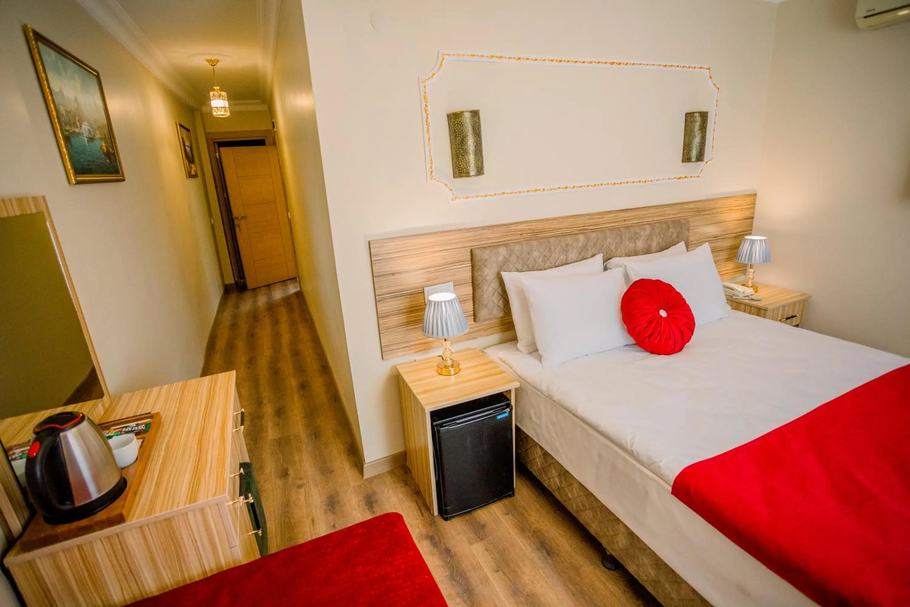 Bed in Gülec Konak Hotel