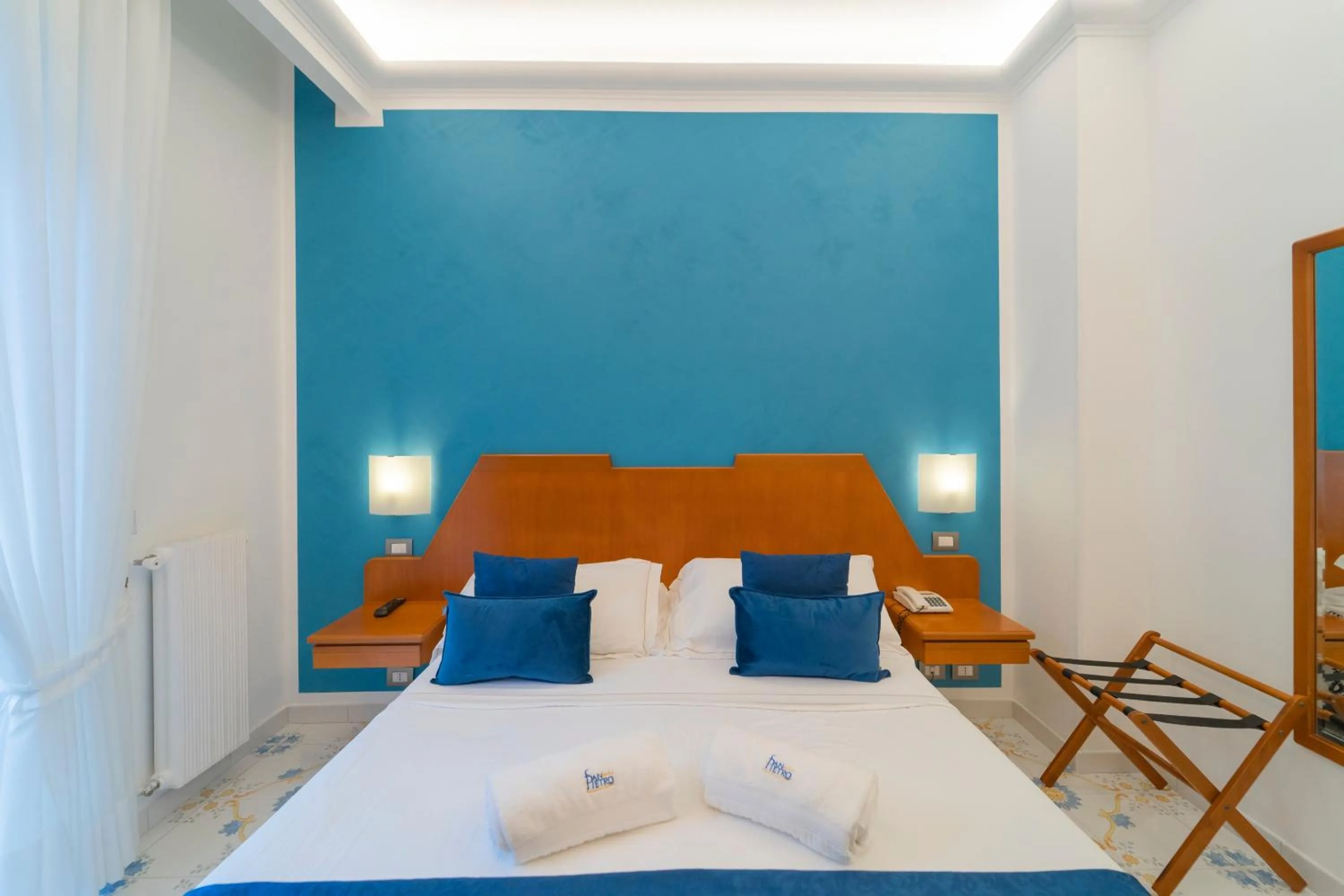 Bed in Hotel San Pietro